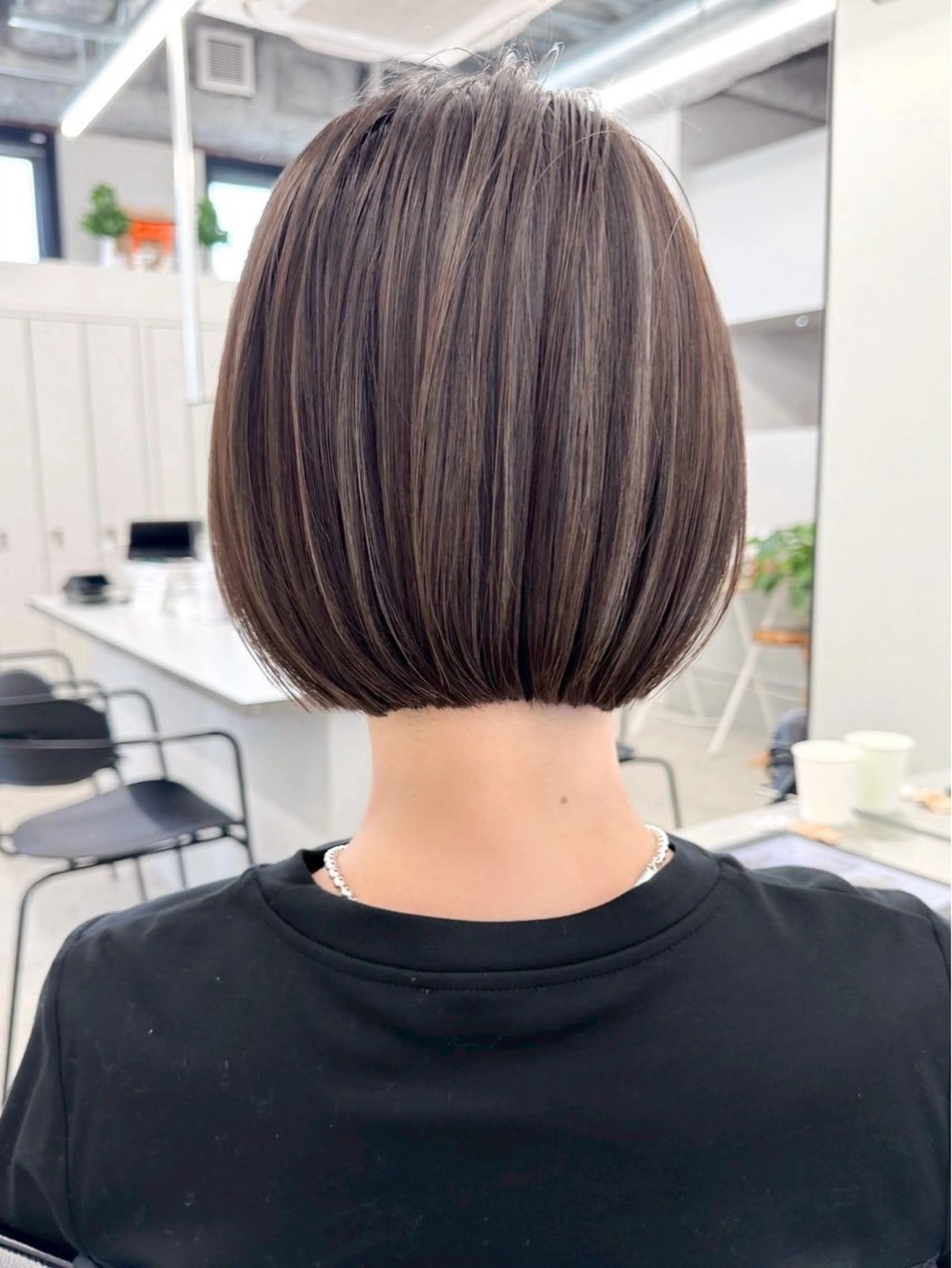 ショート カラー ハイライトカラー ボブ ハイライト ヘアカラー 🌈透明感カラー🌈 🌟吉田祐介🌟のヘアスタイル