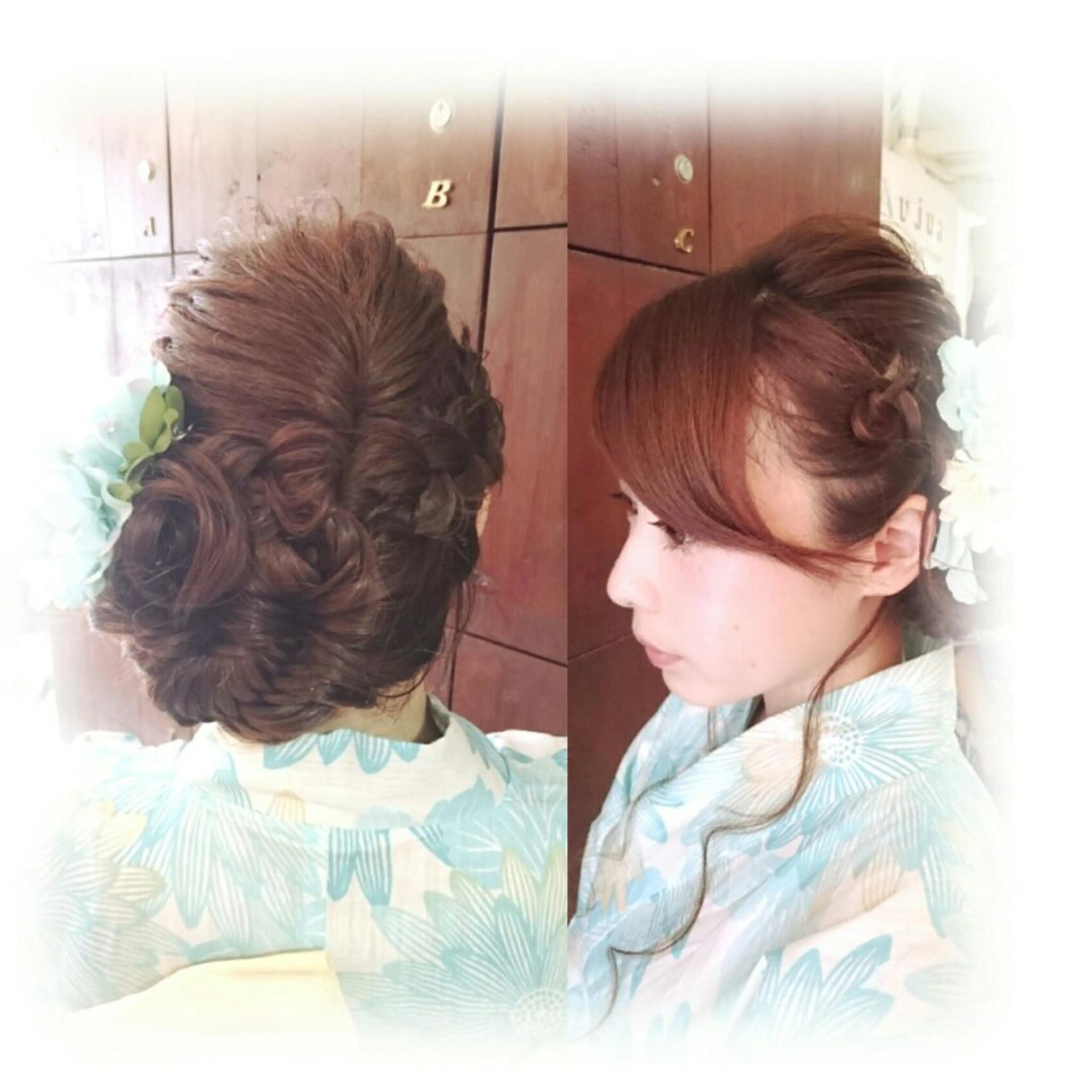 ショート ミディアム セミロング ロング ヘアアレンジ 浴衣 .. meiのヘアスタイル
