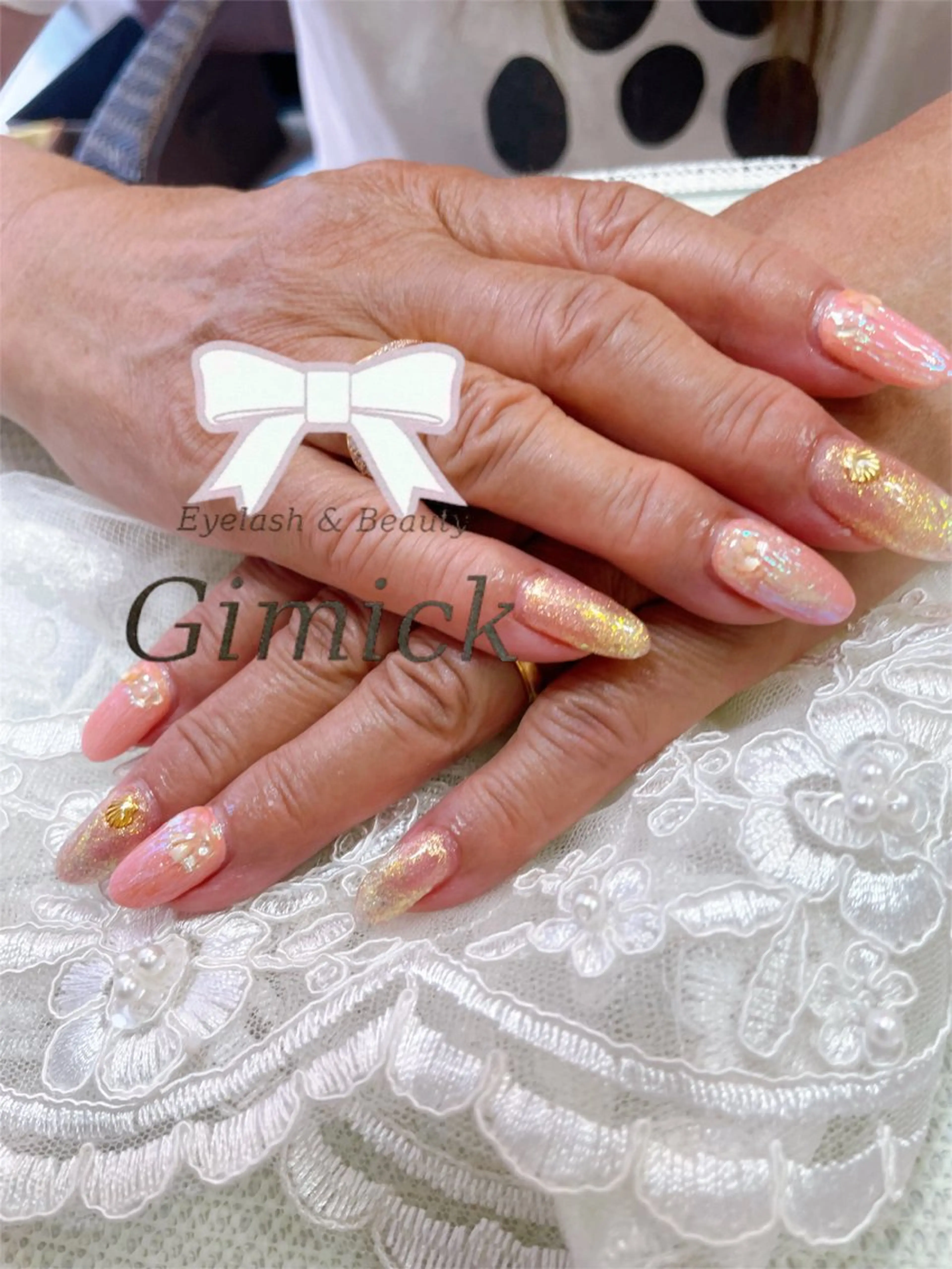 ネイル ハンドネイル Gimick所属・Gimick 🎀のネイルデザイン