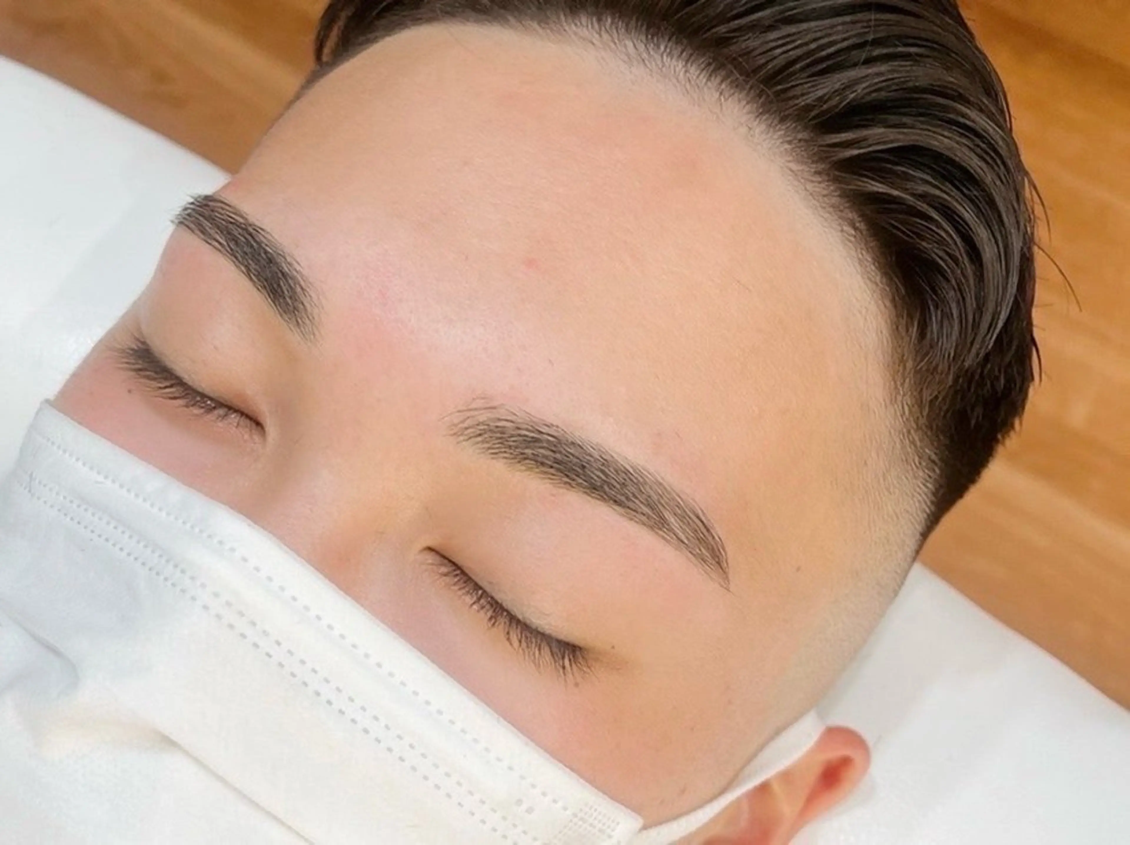 【平日男性限定/アイブロウ】定番MENU美眉スタイリング[眉wax/メイク込]の写真