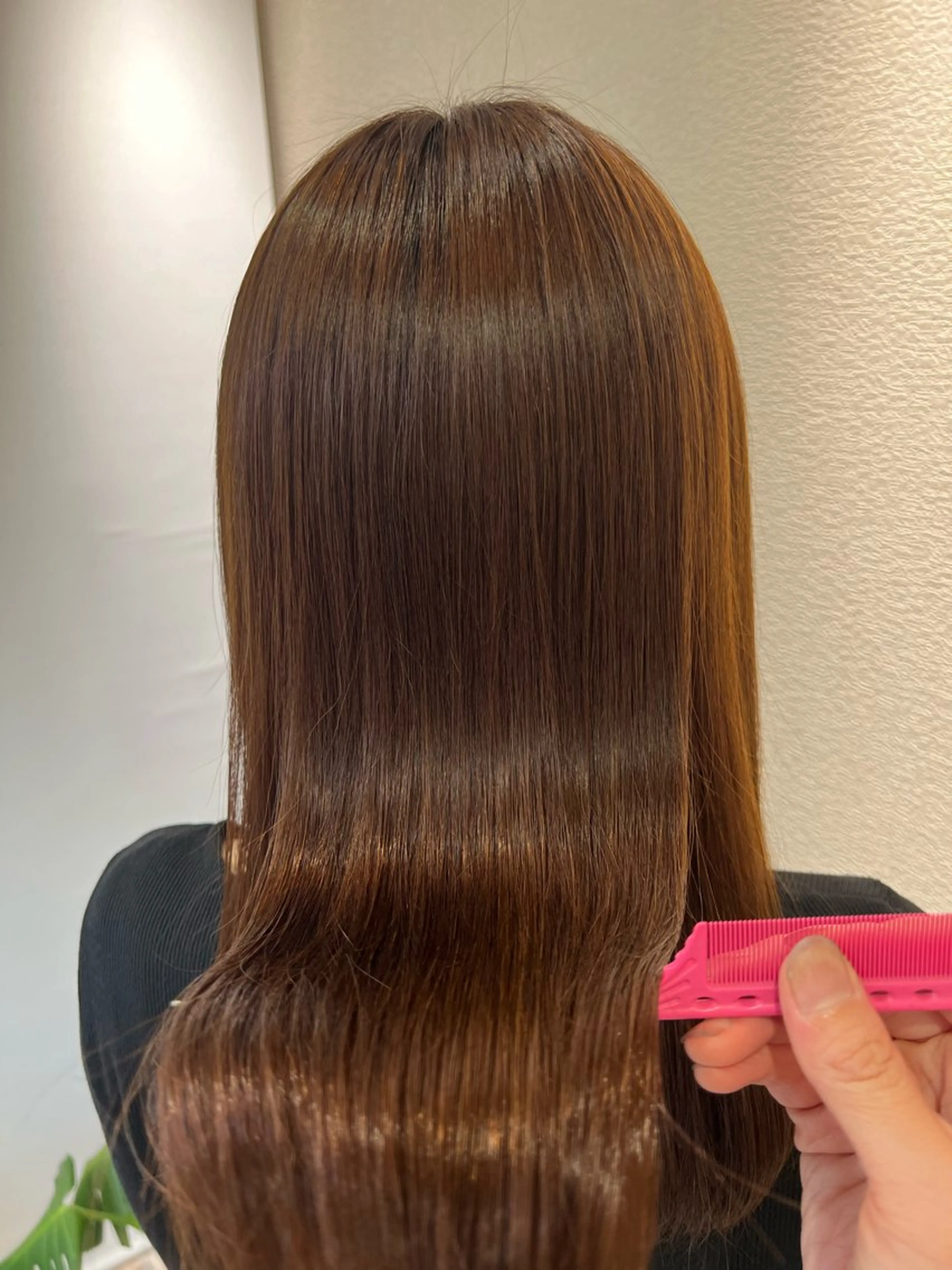 ロング カット 縮毛矯正 ジプソヘアー所属・菅原 あずさのヘアスタイル
