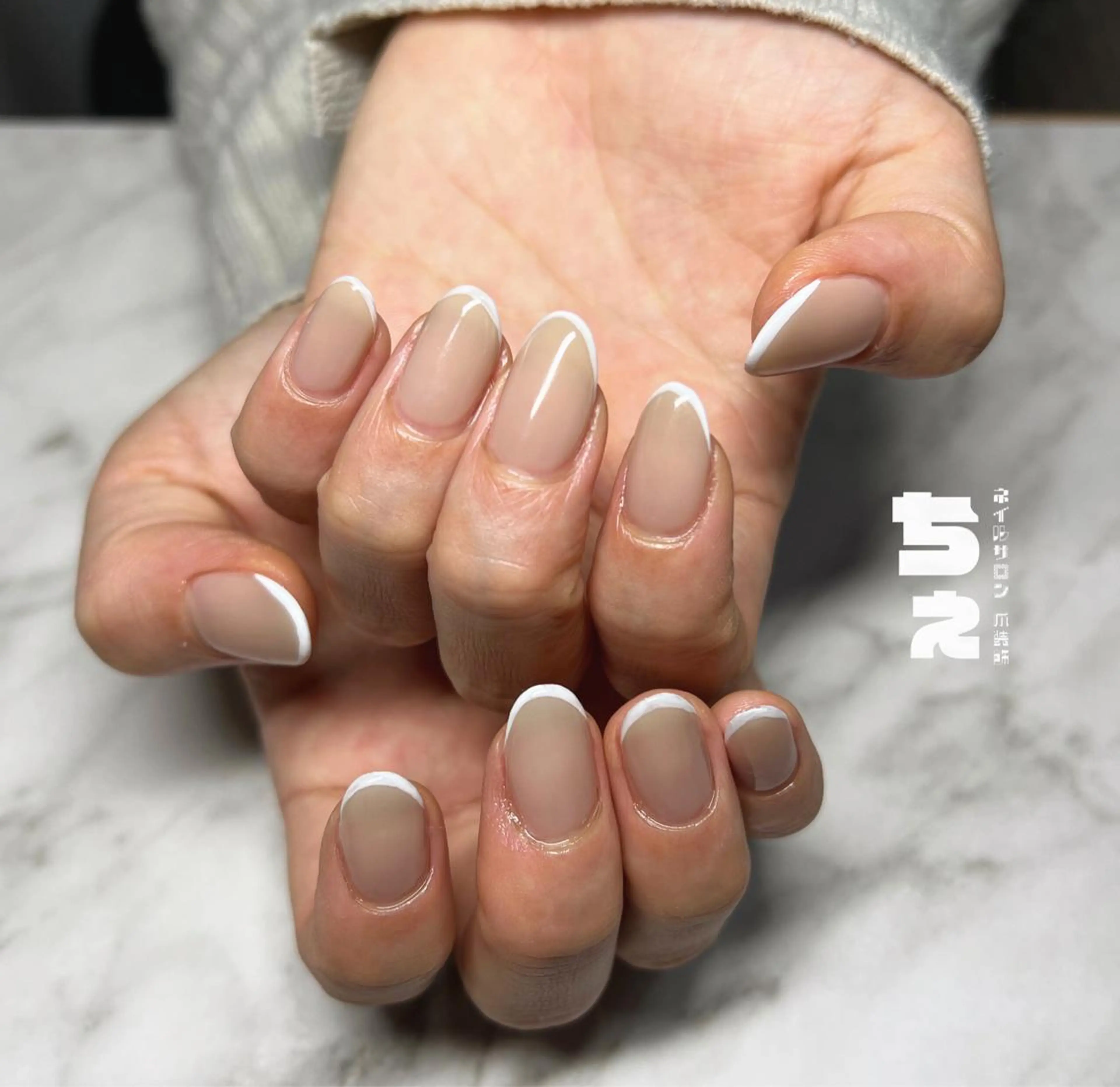 ネイル フレンチネイル シンプルネイル nail salon CHEのネイルデザイン