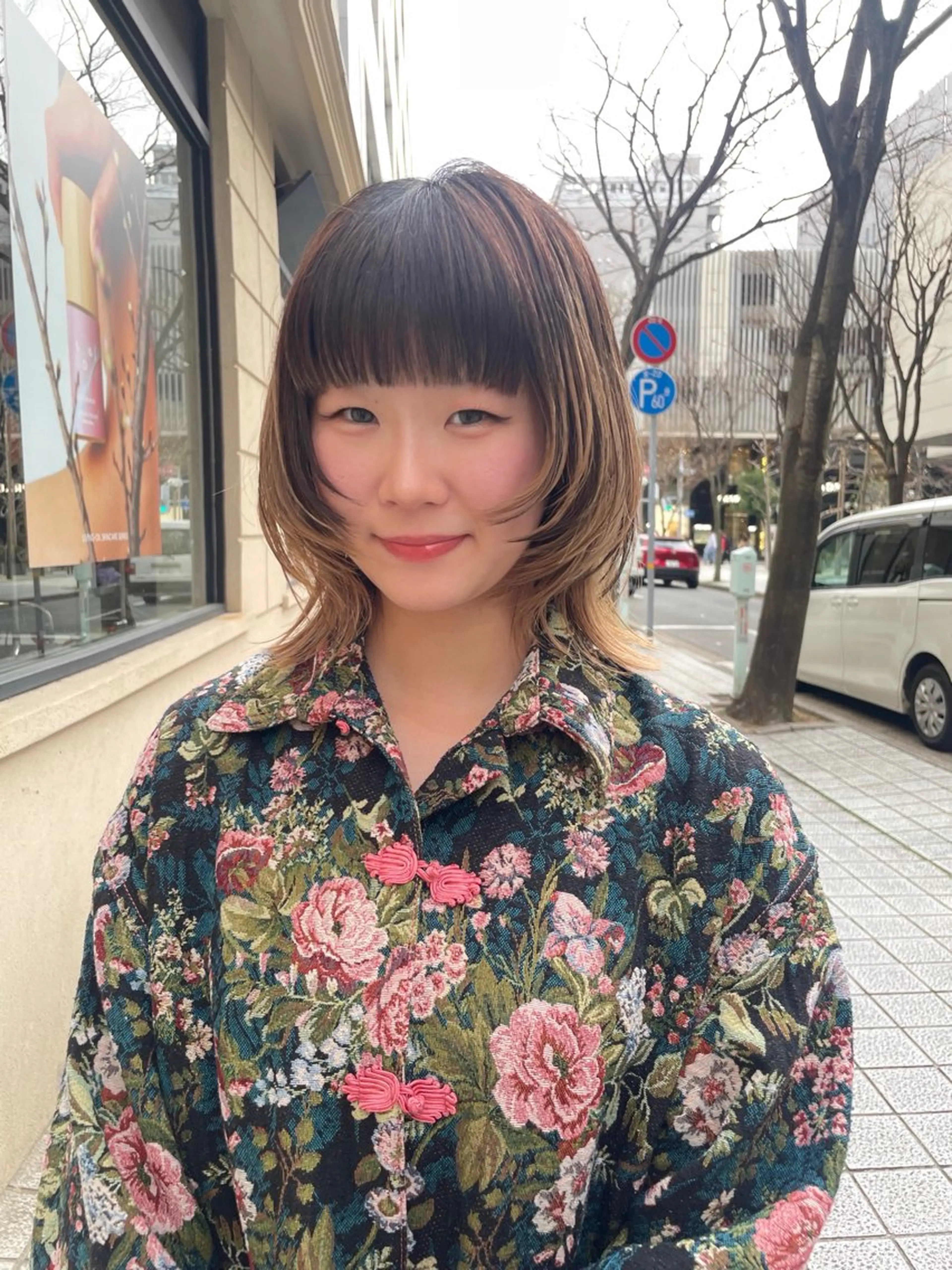 ミディアム CHIHIRO メリケンビューティーのヘアスタイル