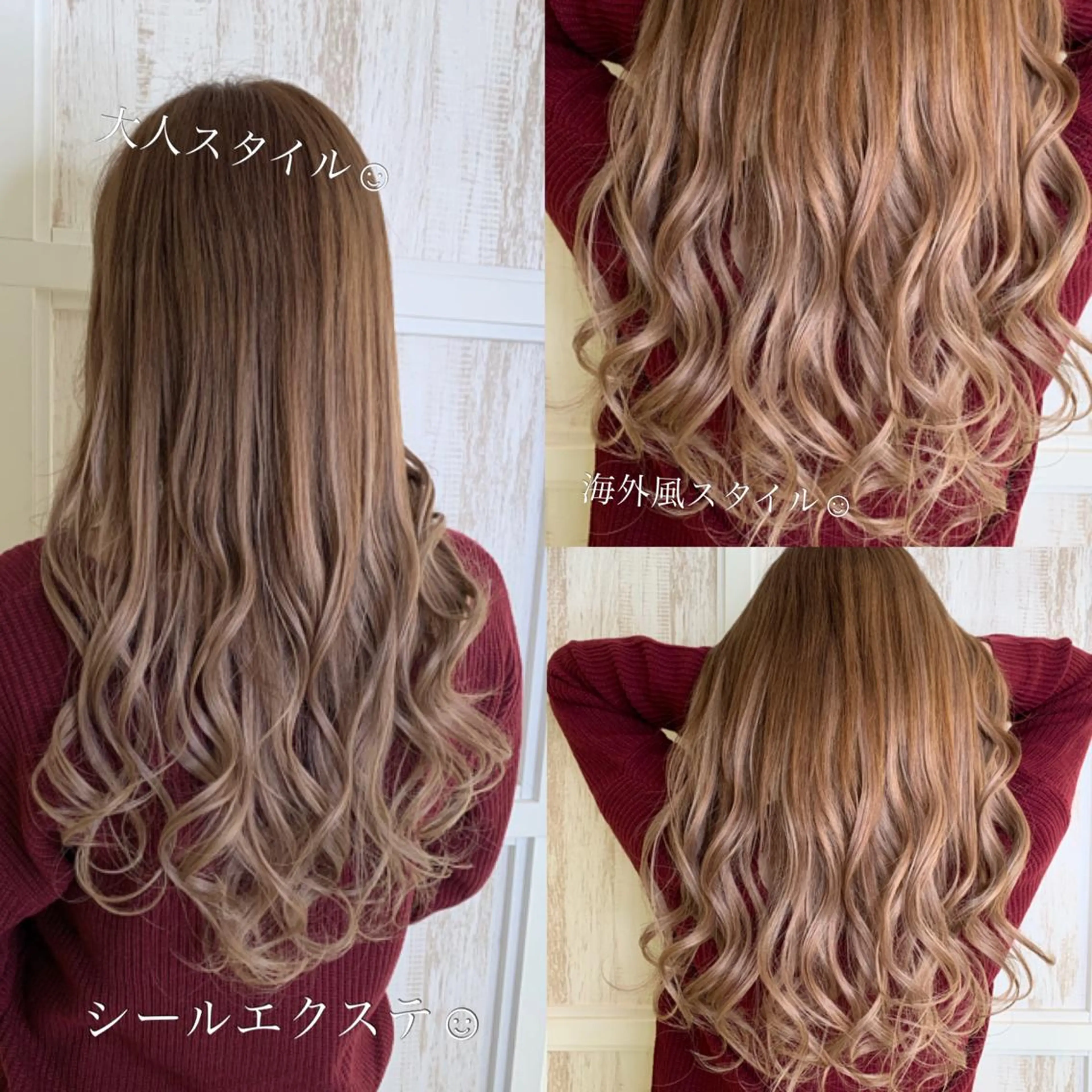 ロング カラー ブロンド 外国人風カラー エクステ　ユノキ リョウタのヘアスタイル