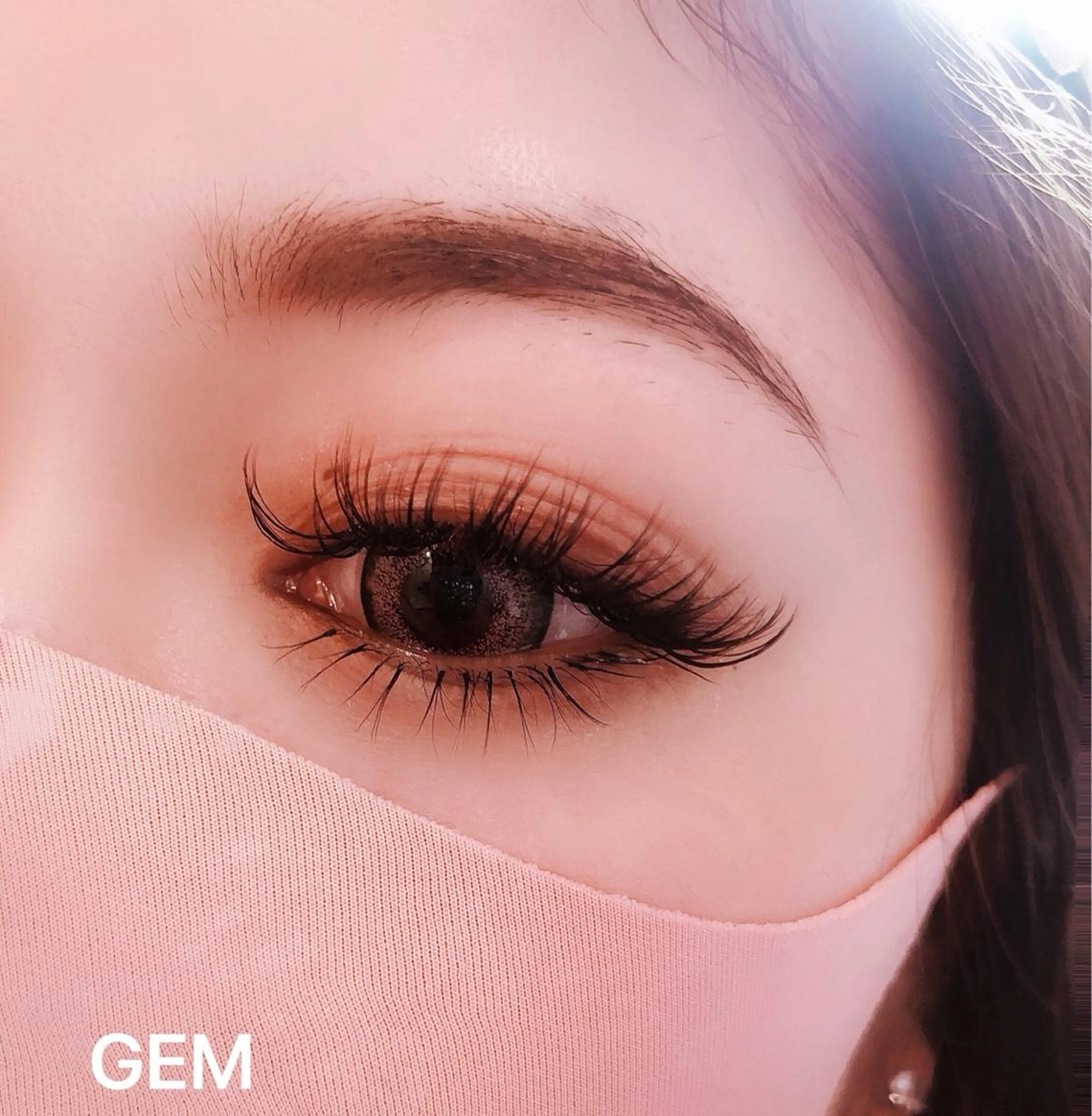 マツエク・マツパ フラットラッシュ 下まつげエクステ マツエク GEM  the beautyのマツエク・マツパデザイン