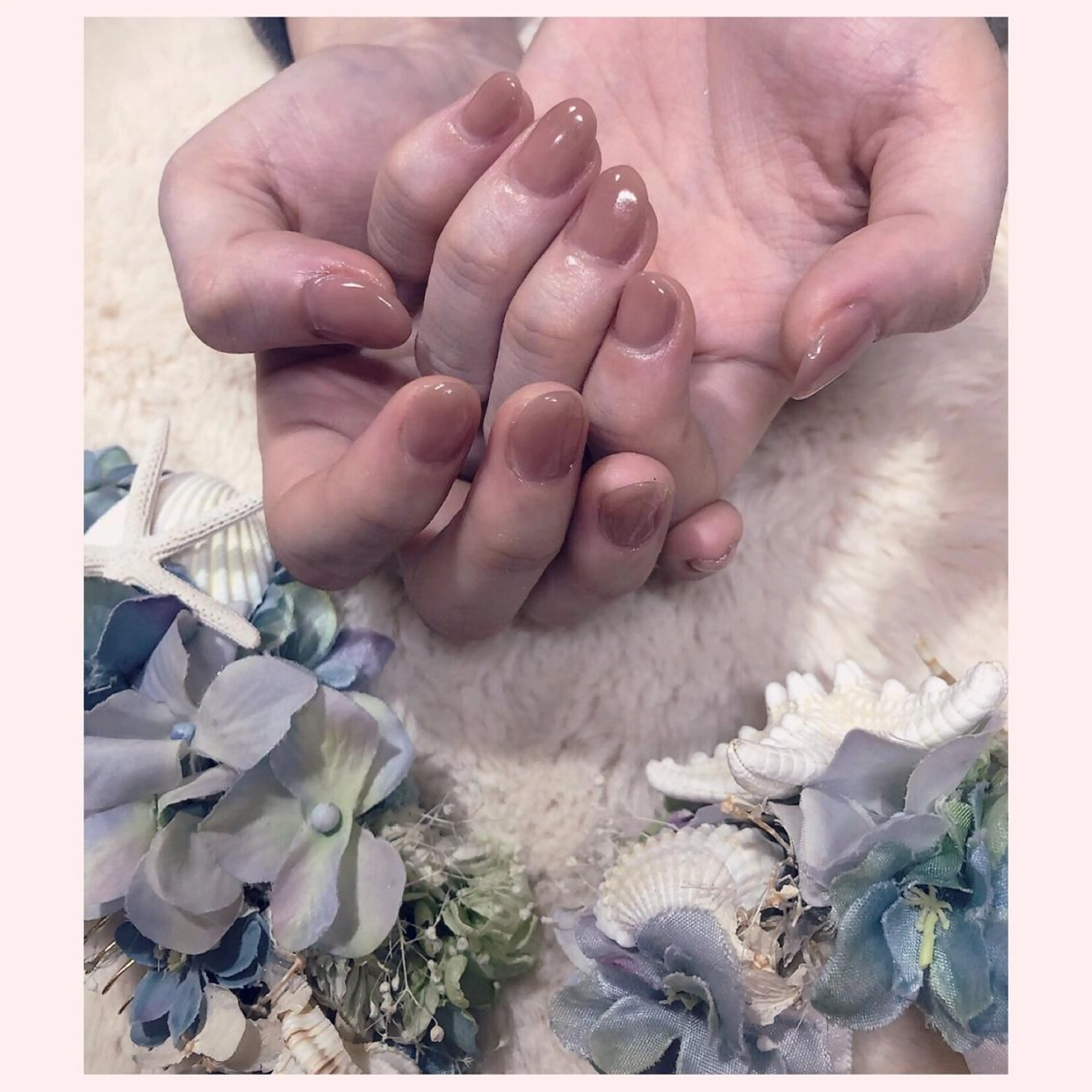 ネイル ワンカラーネイル YAS 青柳 安代のネイルデザイン