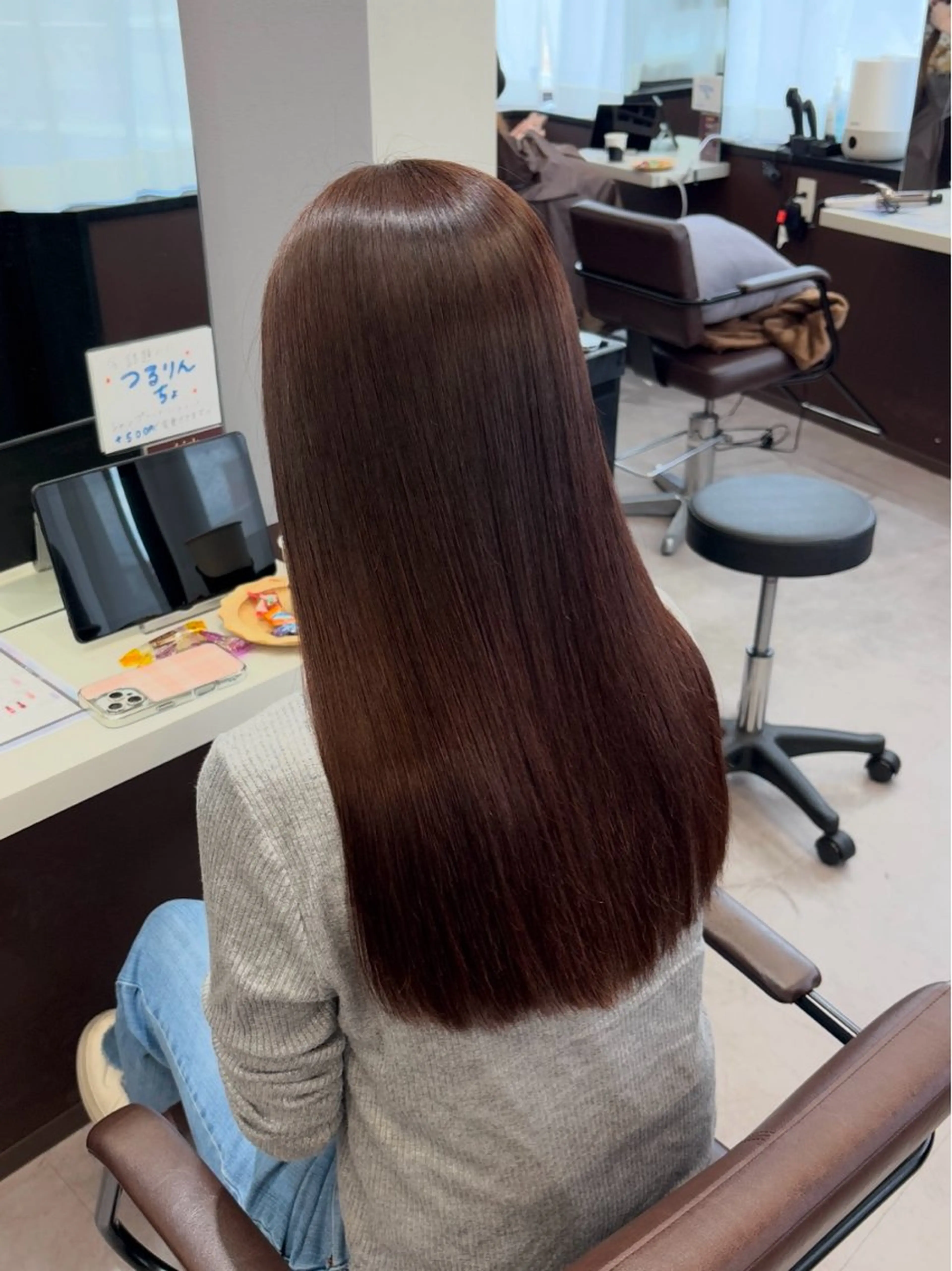 ロング カラー 韓国×髪質改善カラー 💎hinaのヘアスタイル