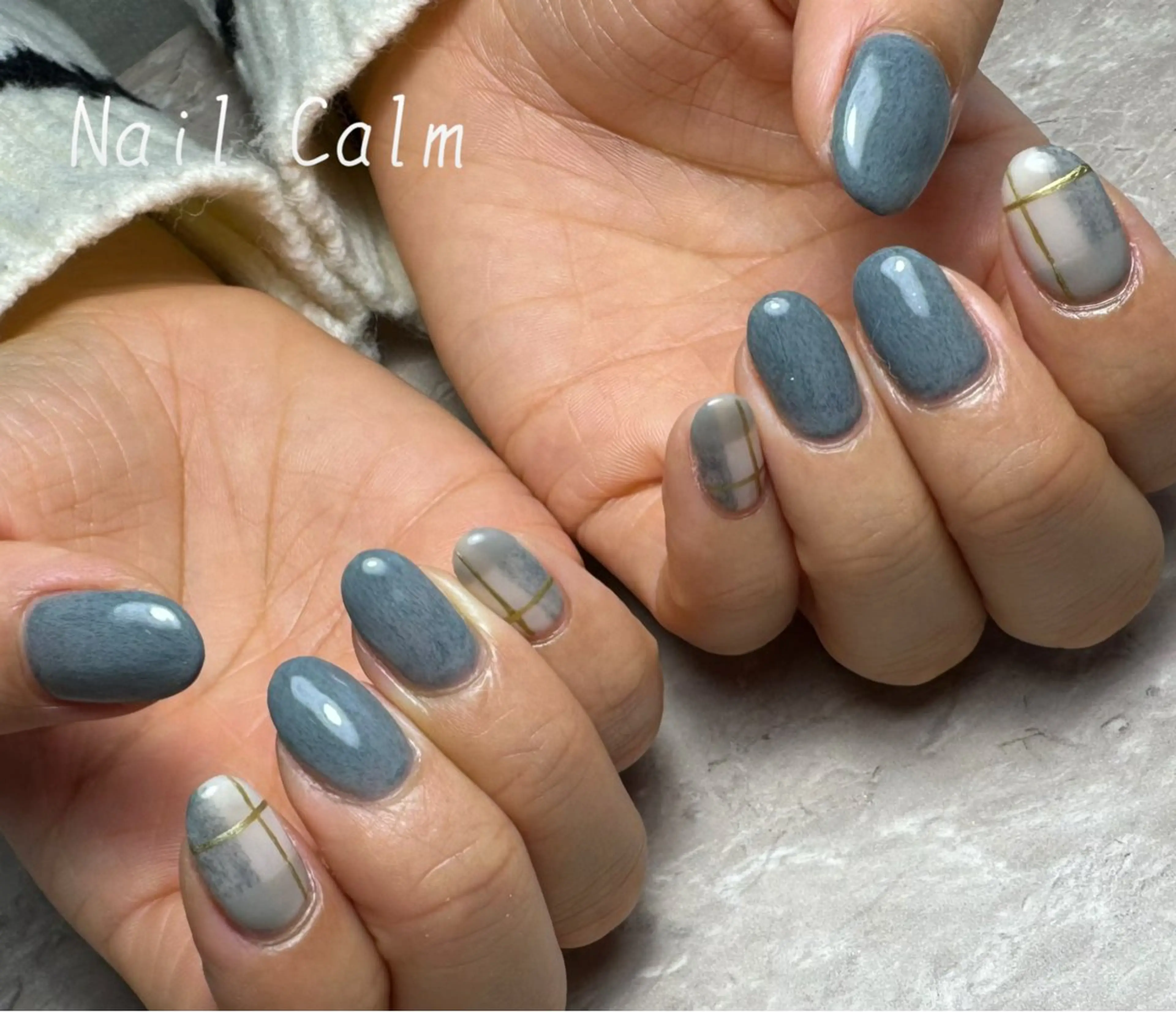ネイル シンプルネイル ハンドネイル Nail Calm所属・プライベートサロン Calmのネイルデザイン