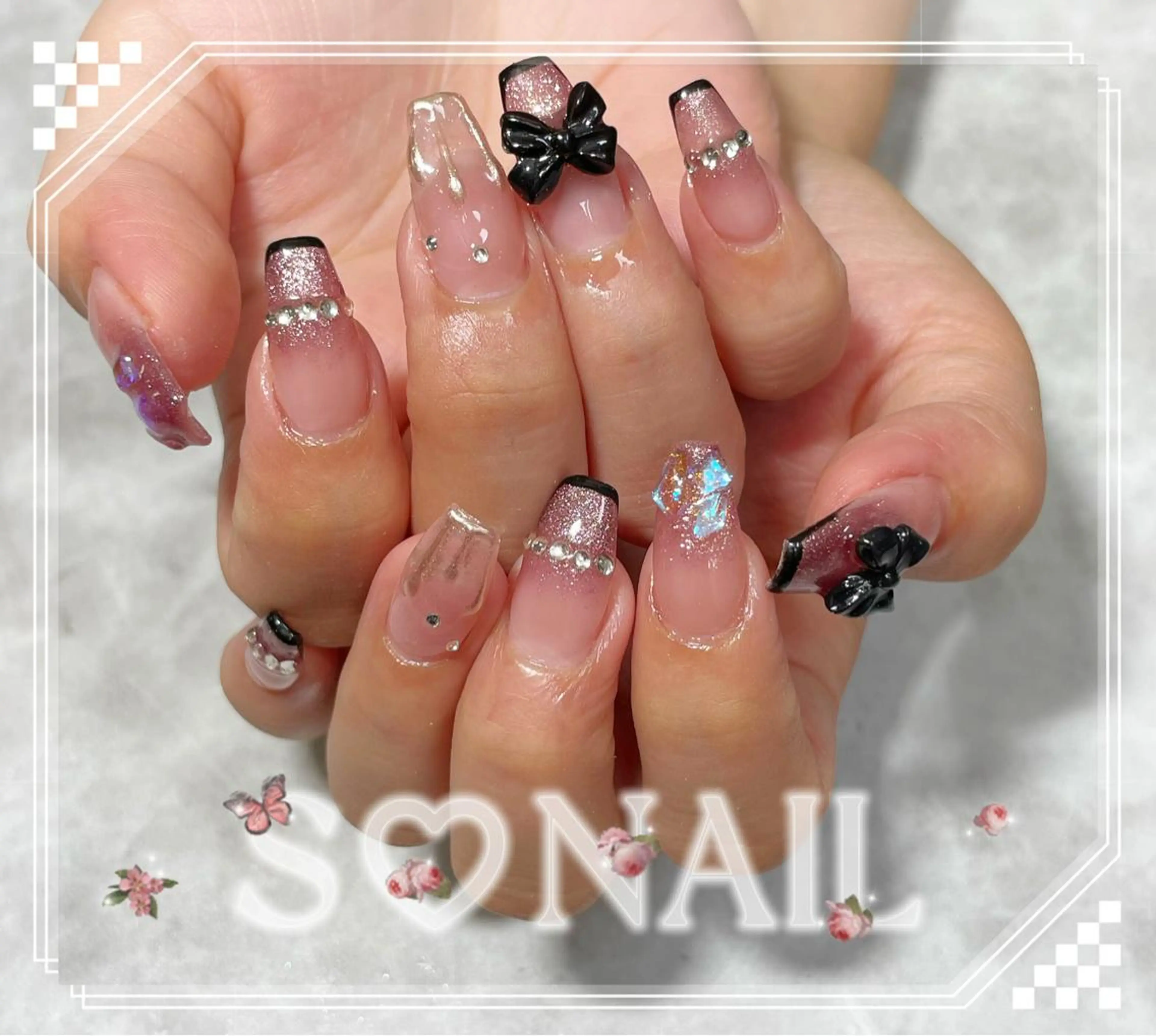 ネイル 持ち込み ハンドネイル S♡NAIL所属・S.NAIL Suuのネイルデザイン