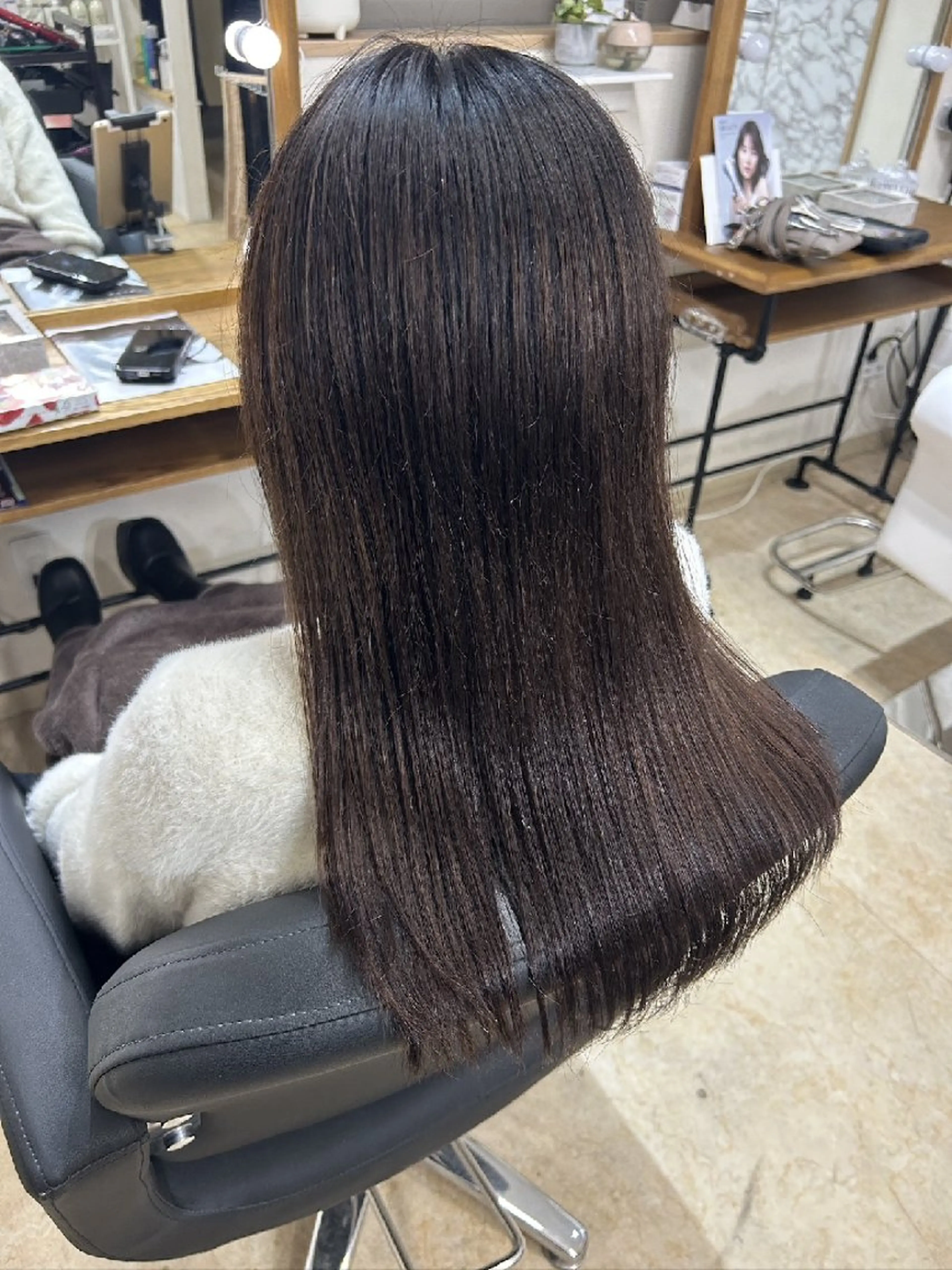 ロング 縮毛矯正 トリートメント ふらっと　美容室 by esthairのヘアスタイル