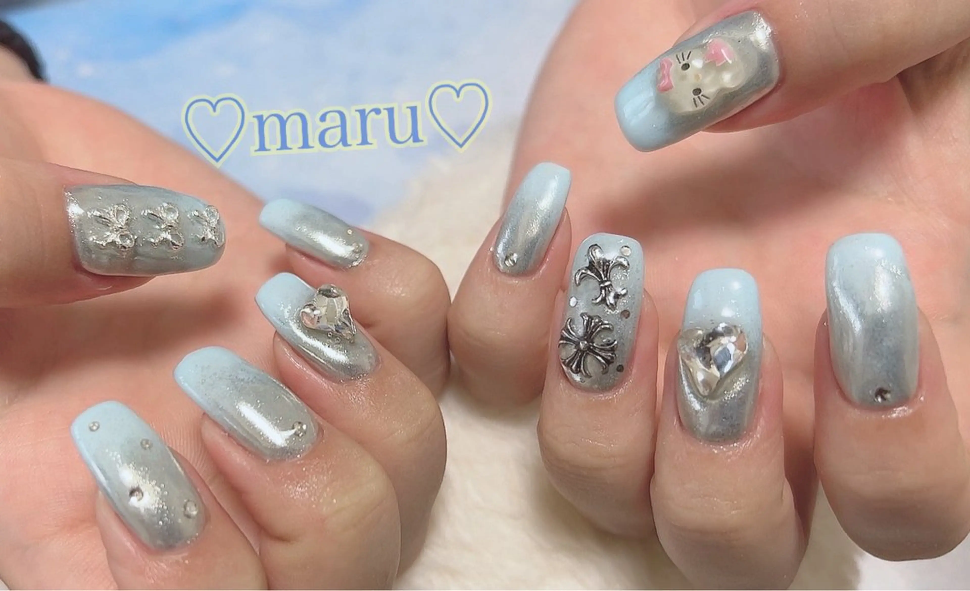 ネイル ハンドネイル フットネイル まるみ ♡のネイルデザイン