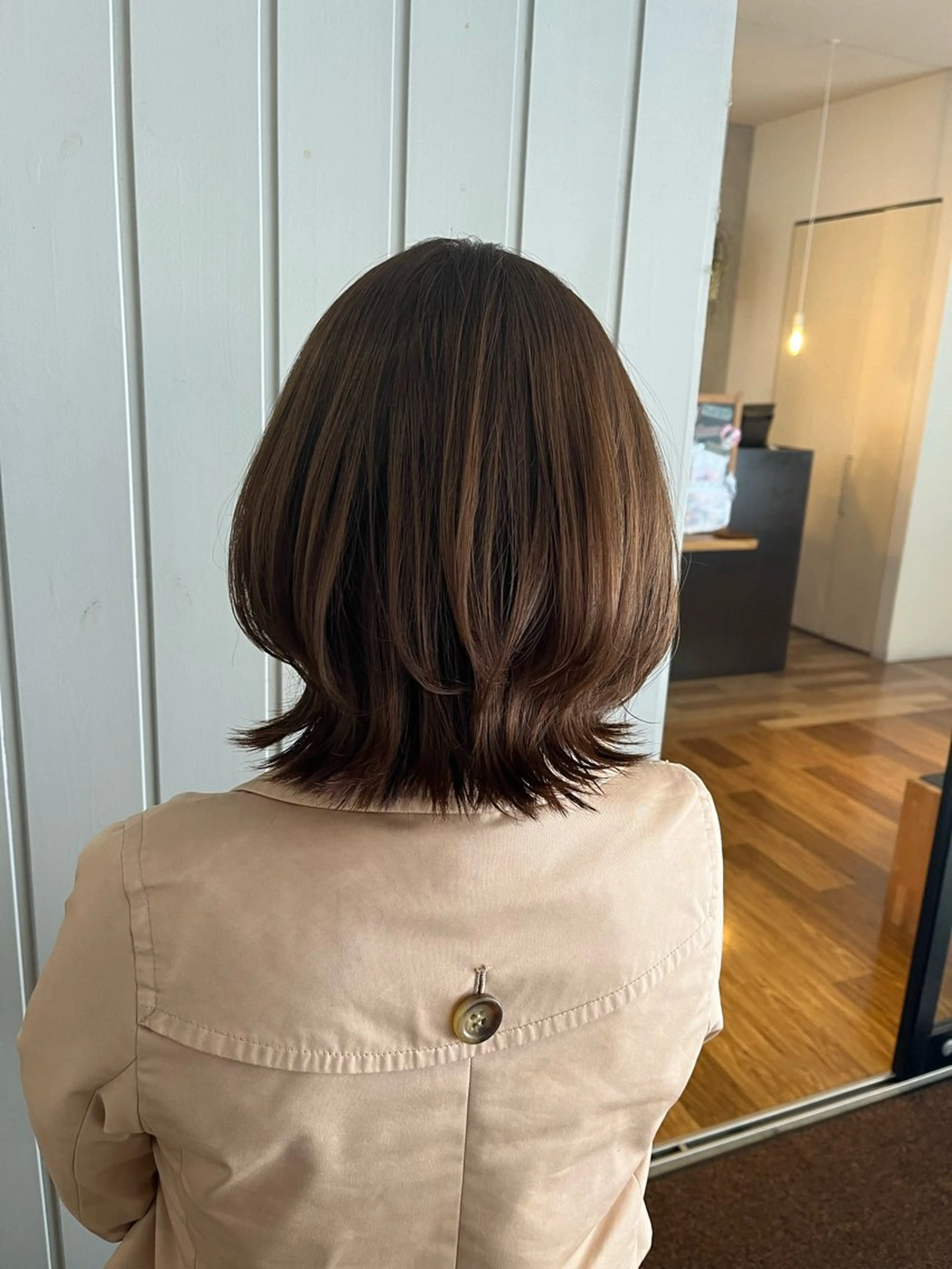 ミディアム ミディアムレイヤー レイヤーカット anon所属・田中 結月のヘアスタイル