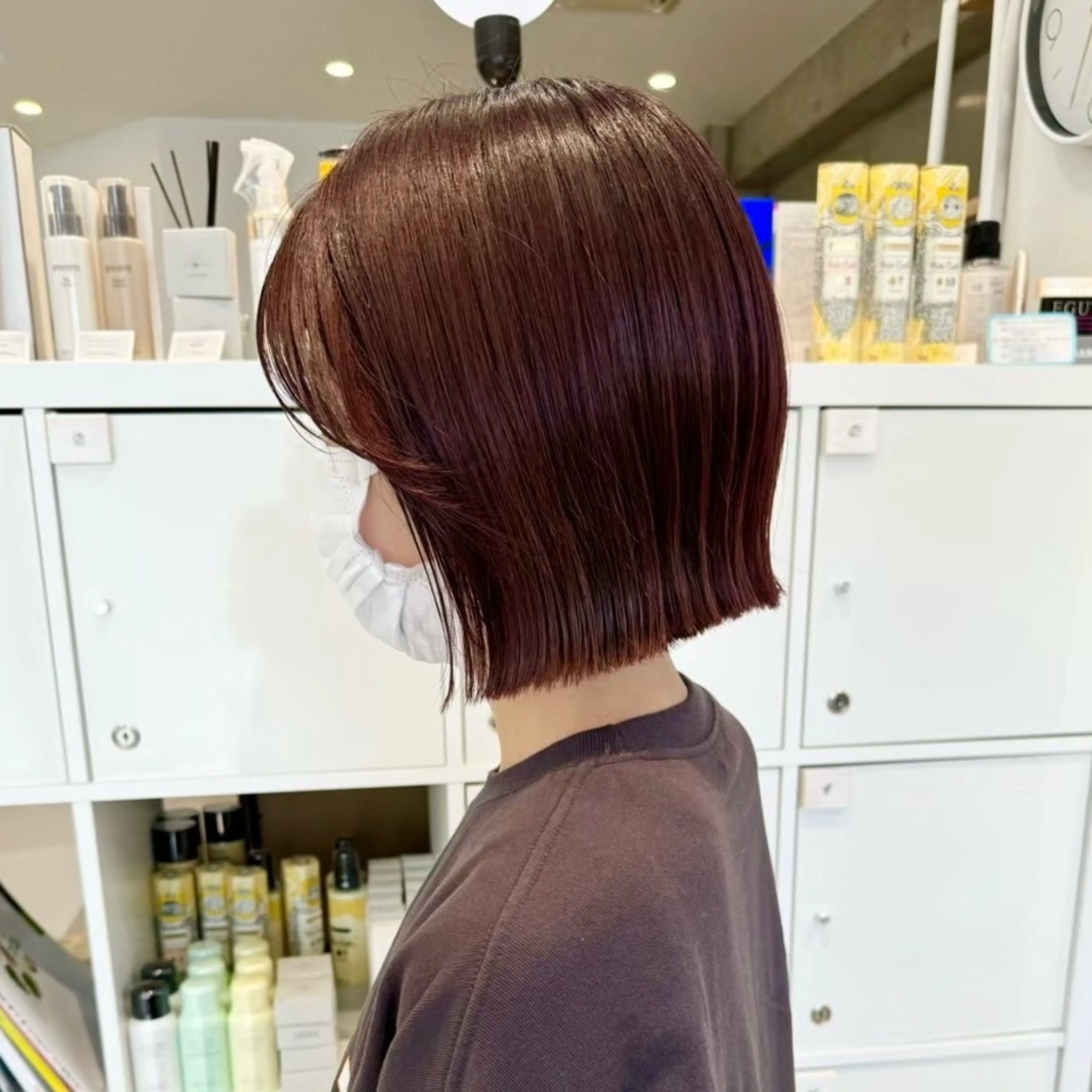 ミディアム 田島拓海 LEV. ボブカットのヘアスタイル
