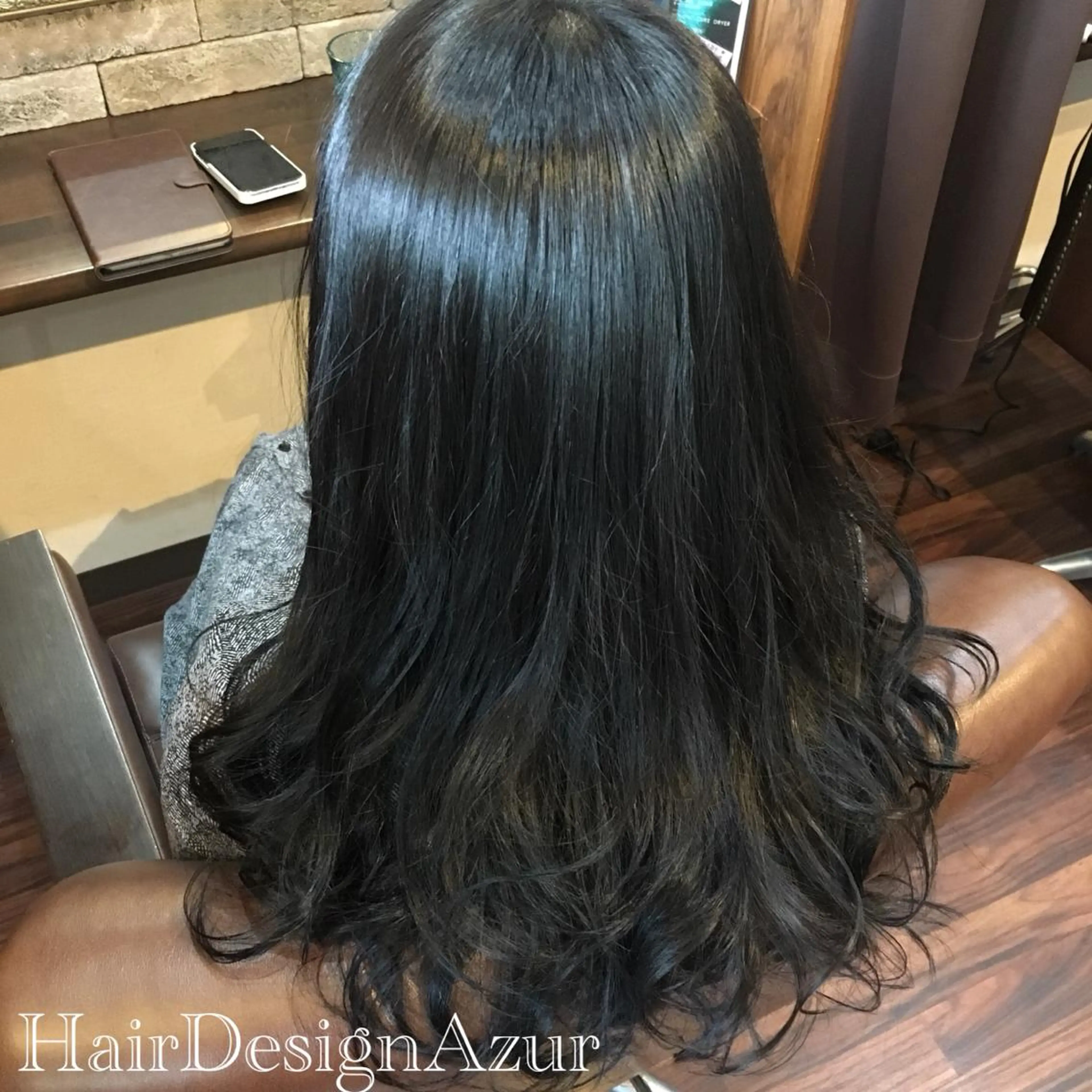 ロング カラー HairDesign Azurのヘアスタイル