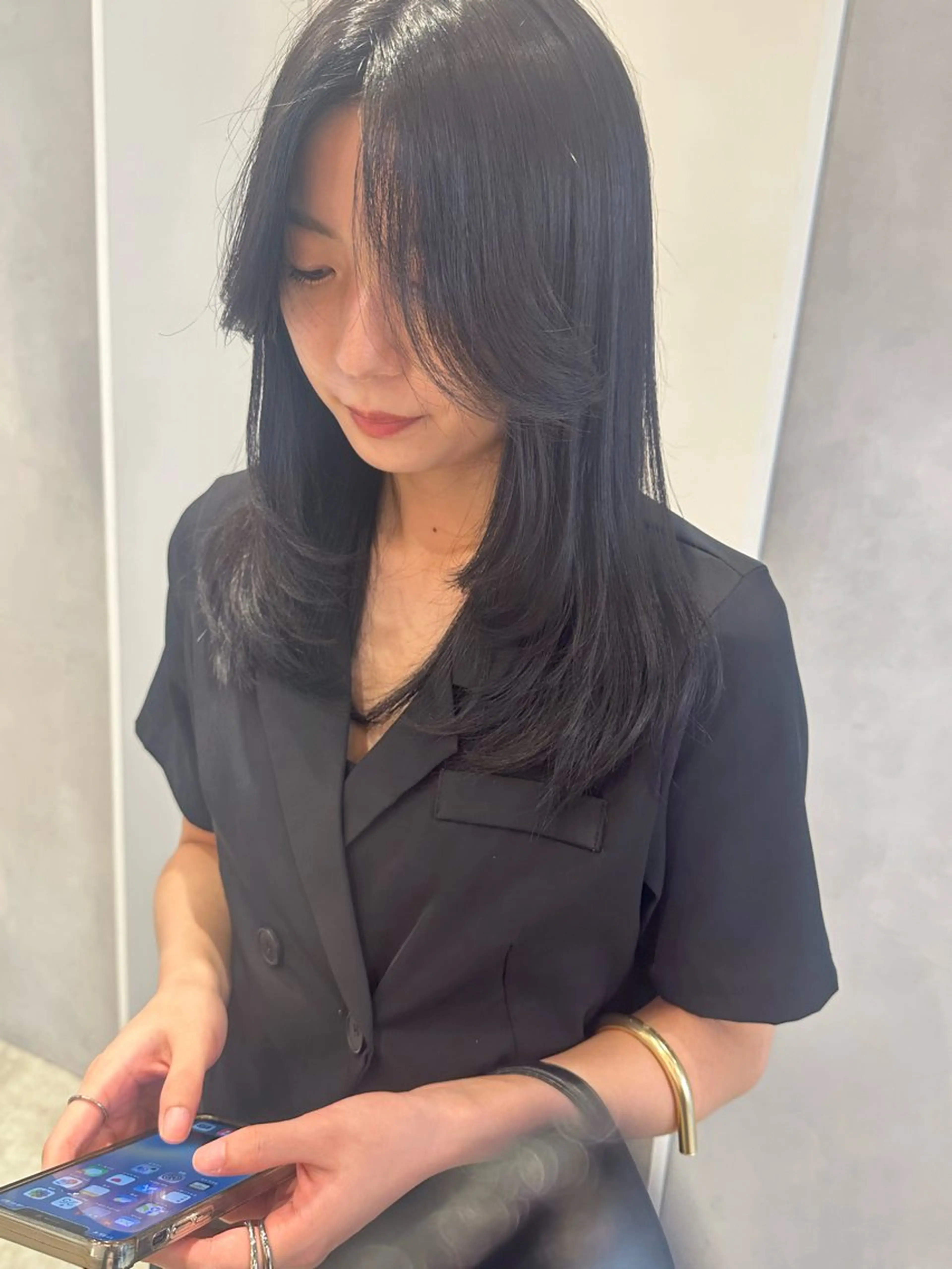 セミロング 🎀韓国/髪質改善 長野美和🎀のヘアスタイル