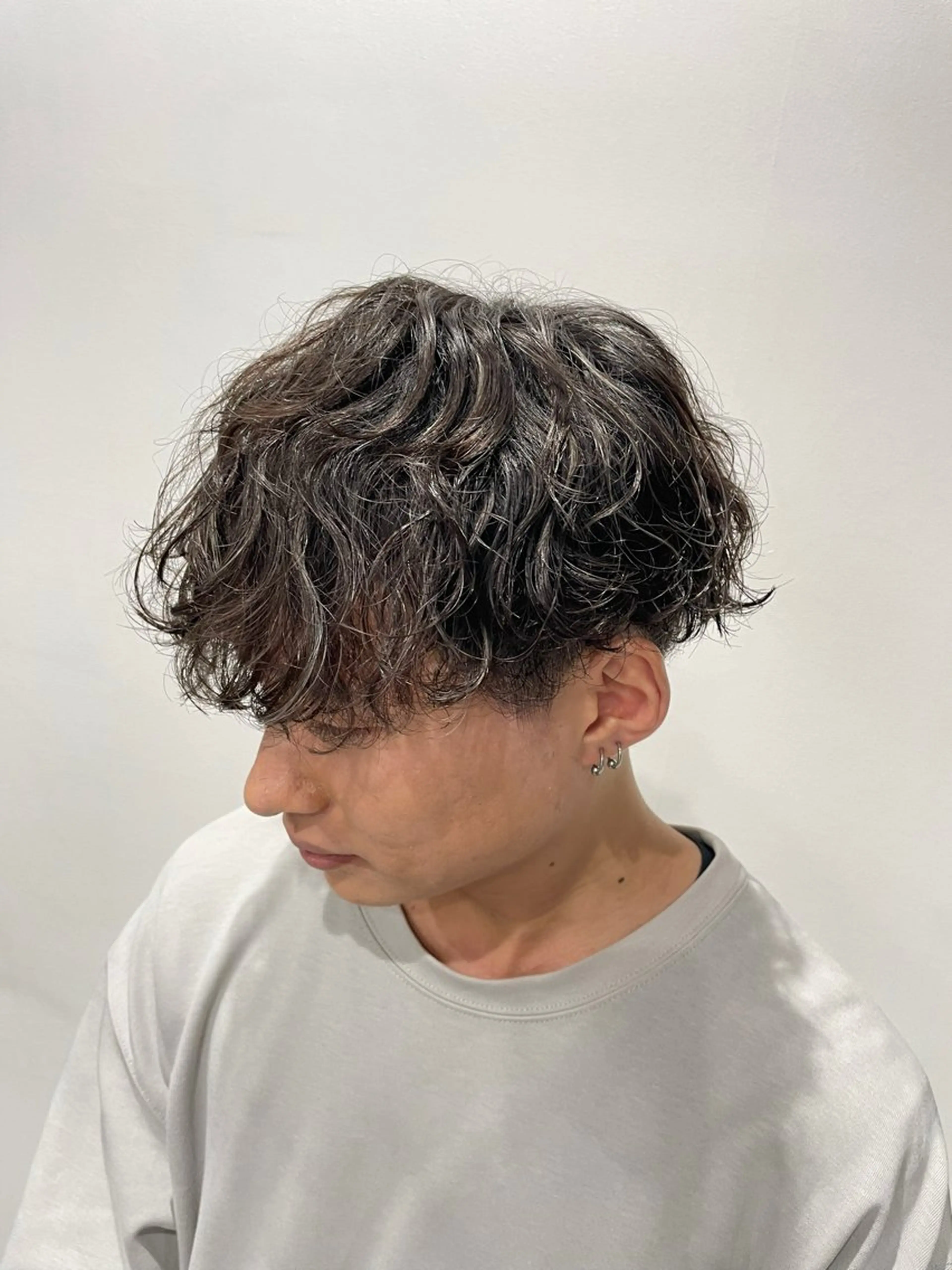 パーマ メンズ カット パーマ 🫧垢抜けヘア🫧 工藤真愛のヘアスタイル