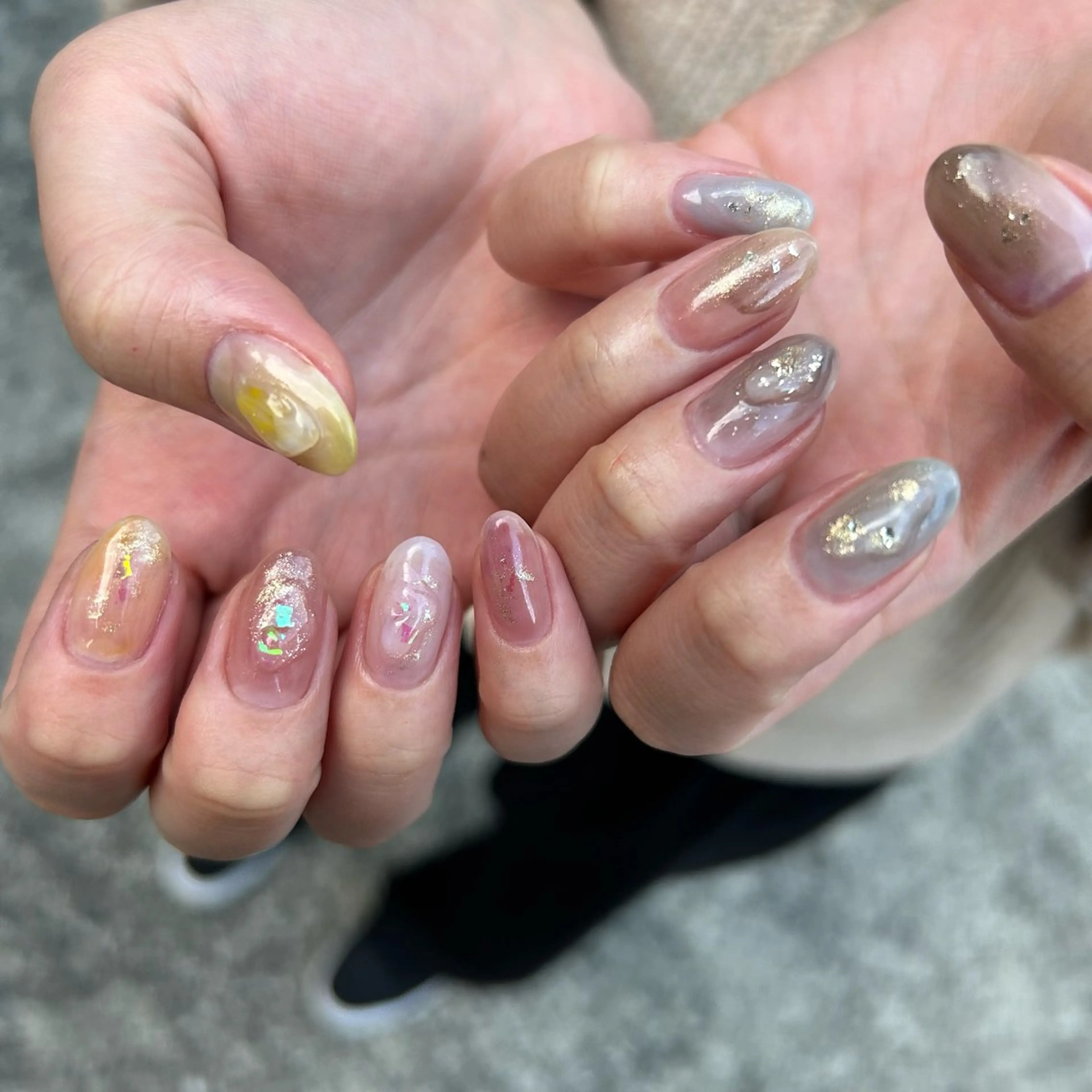 🤎おまかせニュアンスネイル🤎の写真