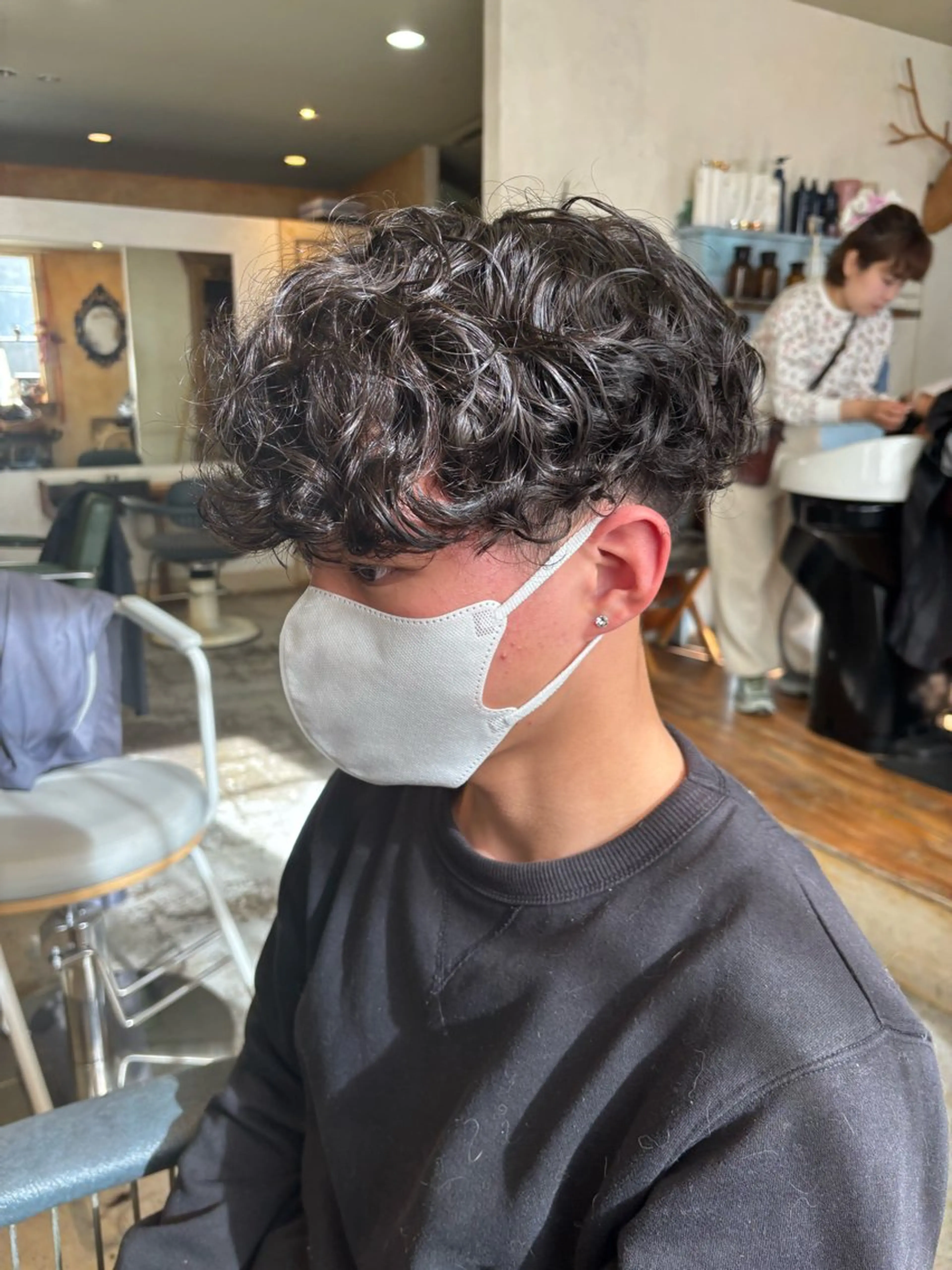 ショート パーマ メンズ iki所属・パーマstyle てるてるのヘアスタイル