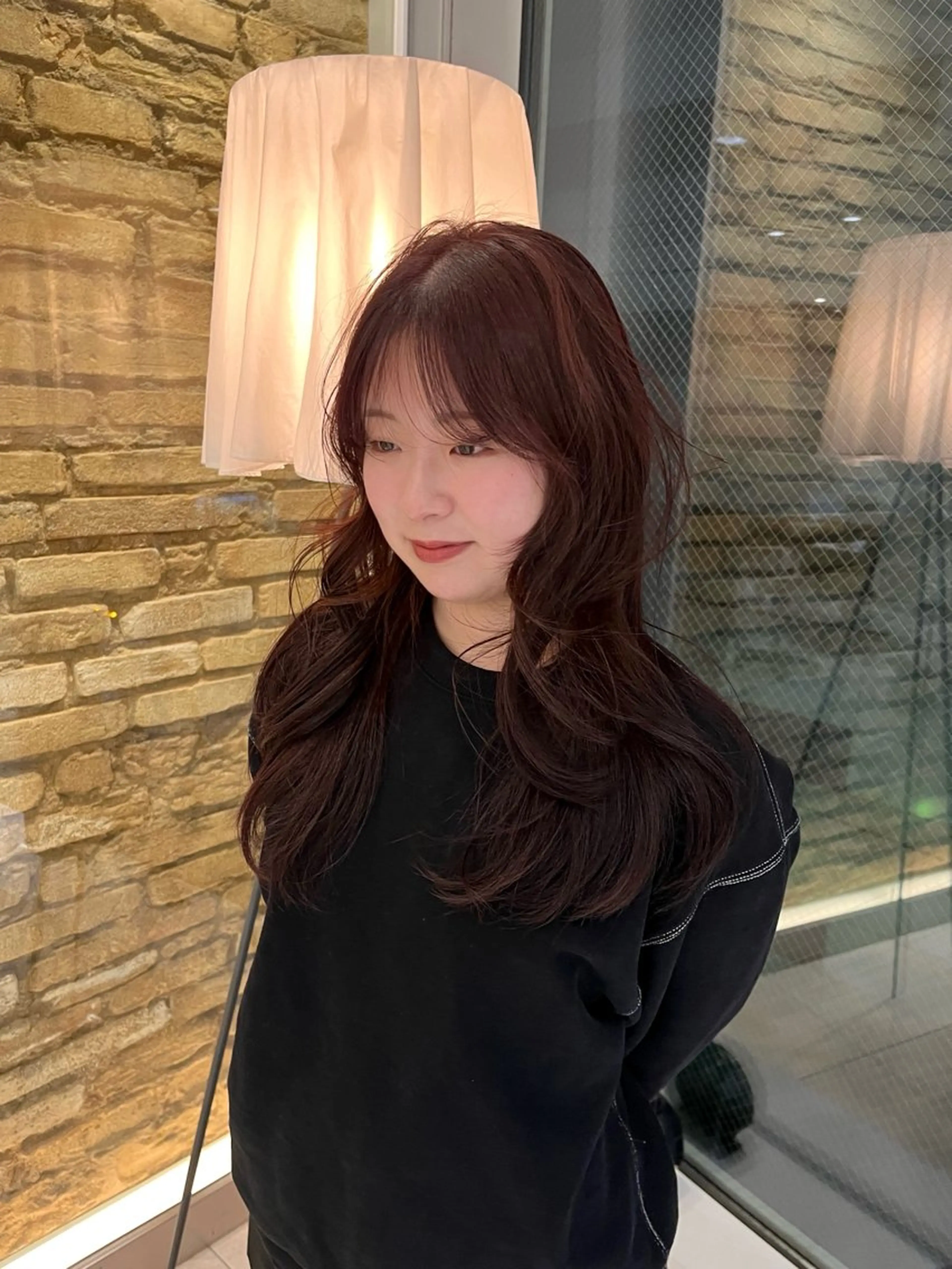 ロング hair make BEHIVE ichibancho AVEDA所属・渡邉  日向子 🌙レイヤー・パーマのヘアスタイル