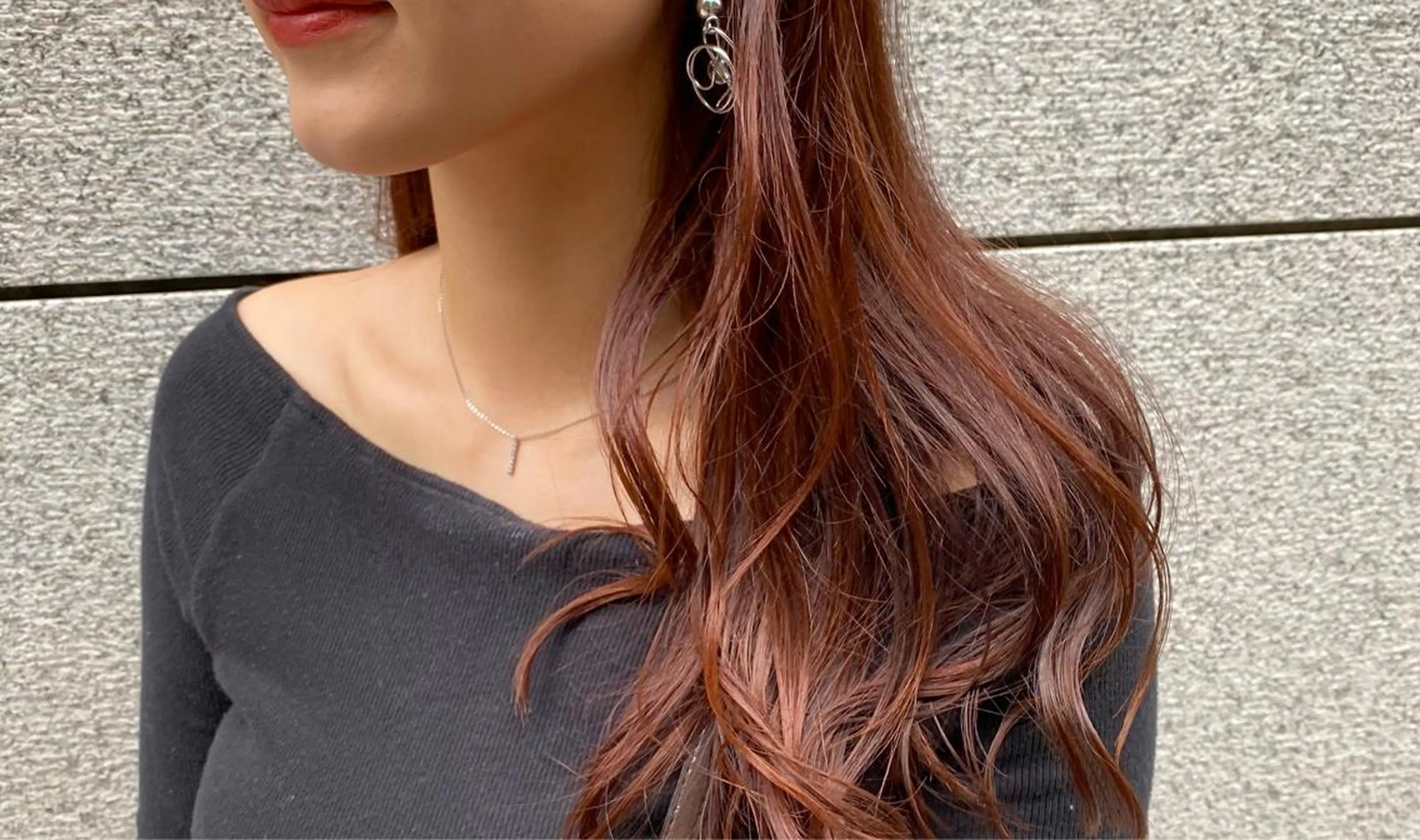 ロング カラー ブラウンカラー オレンジ オレンジブラウン TRUCK トラックのヘアスタイル