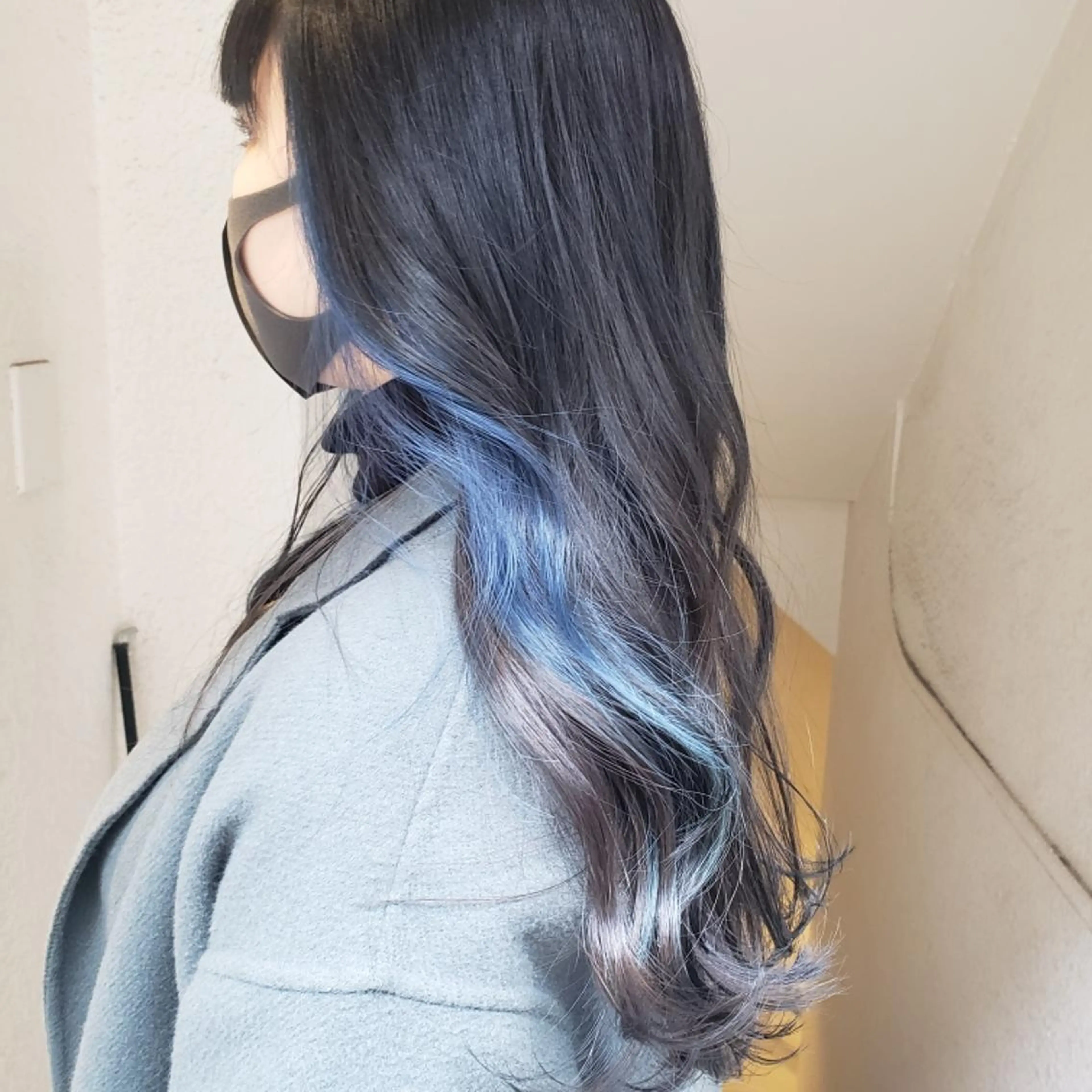 ロング カット ヘアカラー トリートメント 🇰🇷透明感×ハイ トーン🌟tomoのヘアスタイル