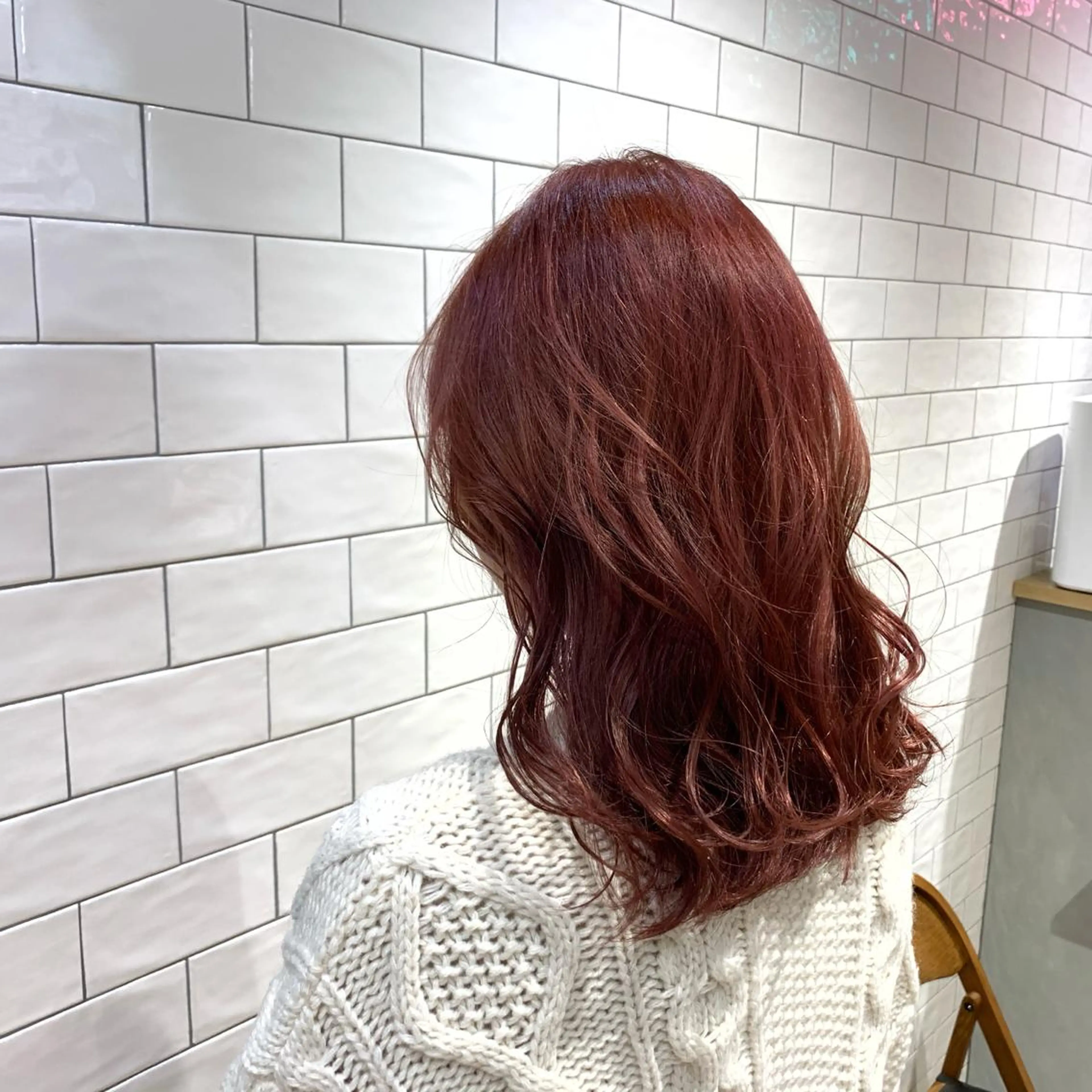 ミディアム カラー ヘアカラー 原山 直人のヘアスタイル