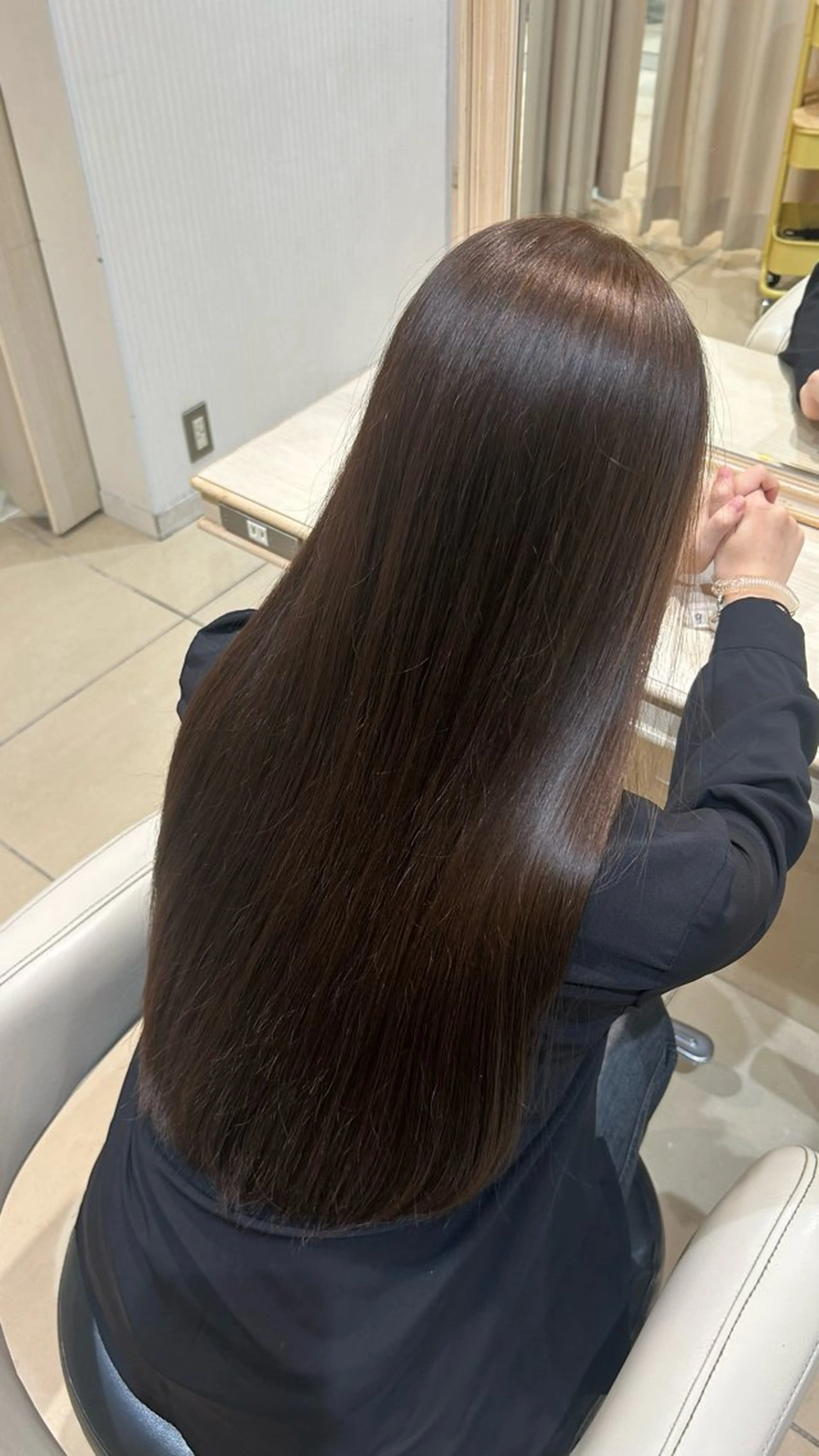 日吉限定🎀ワンカラー(ブリーチなし)＋5stepトリートメントの写真