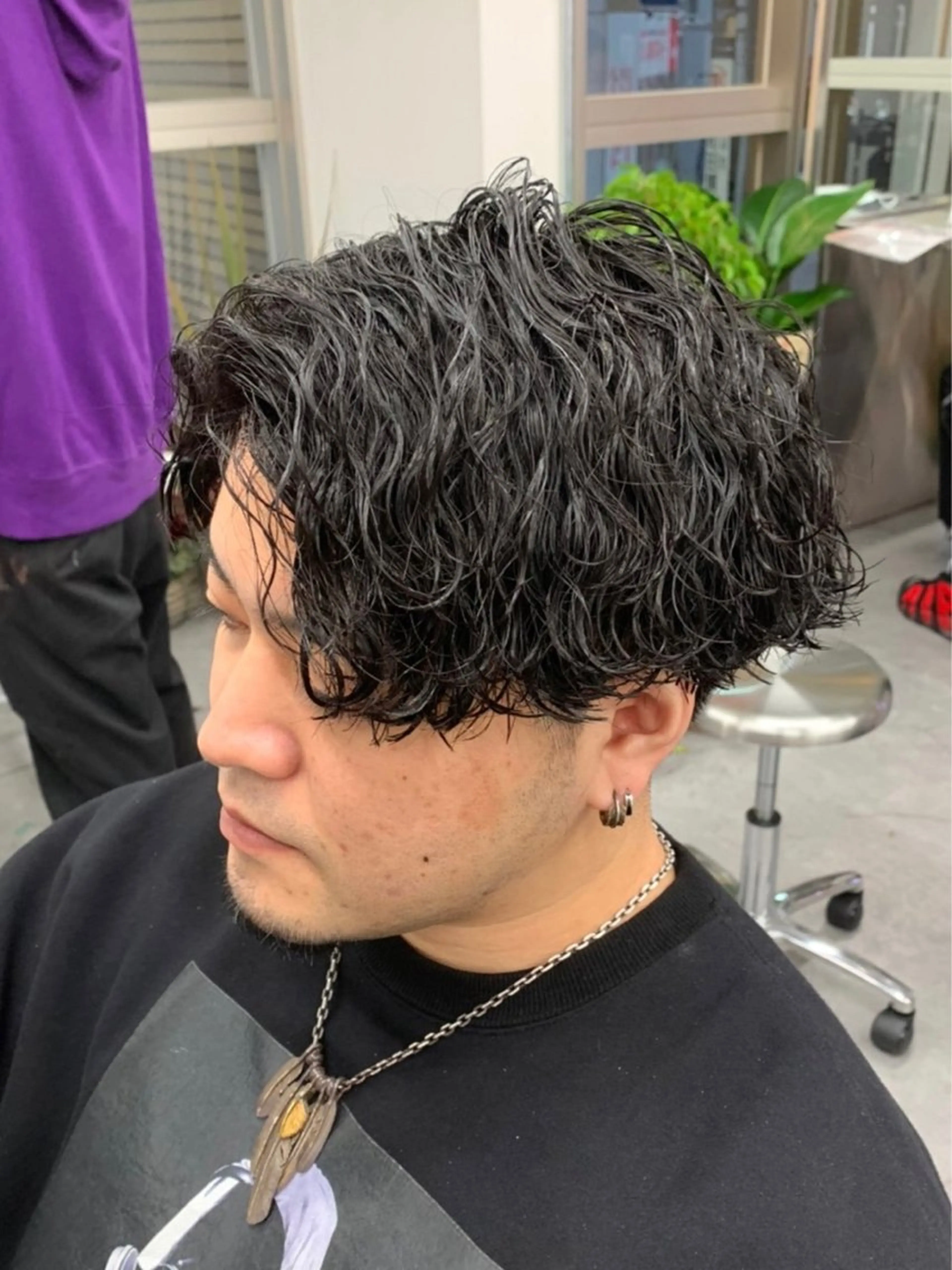 パーマ メンズ カット パーマ カルテット高円寺所属・似合わせの達人🌈 SYU🫧のヘアスタイル