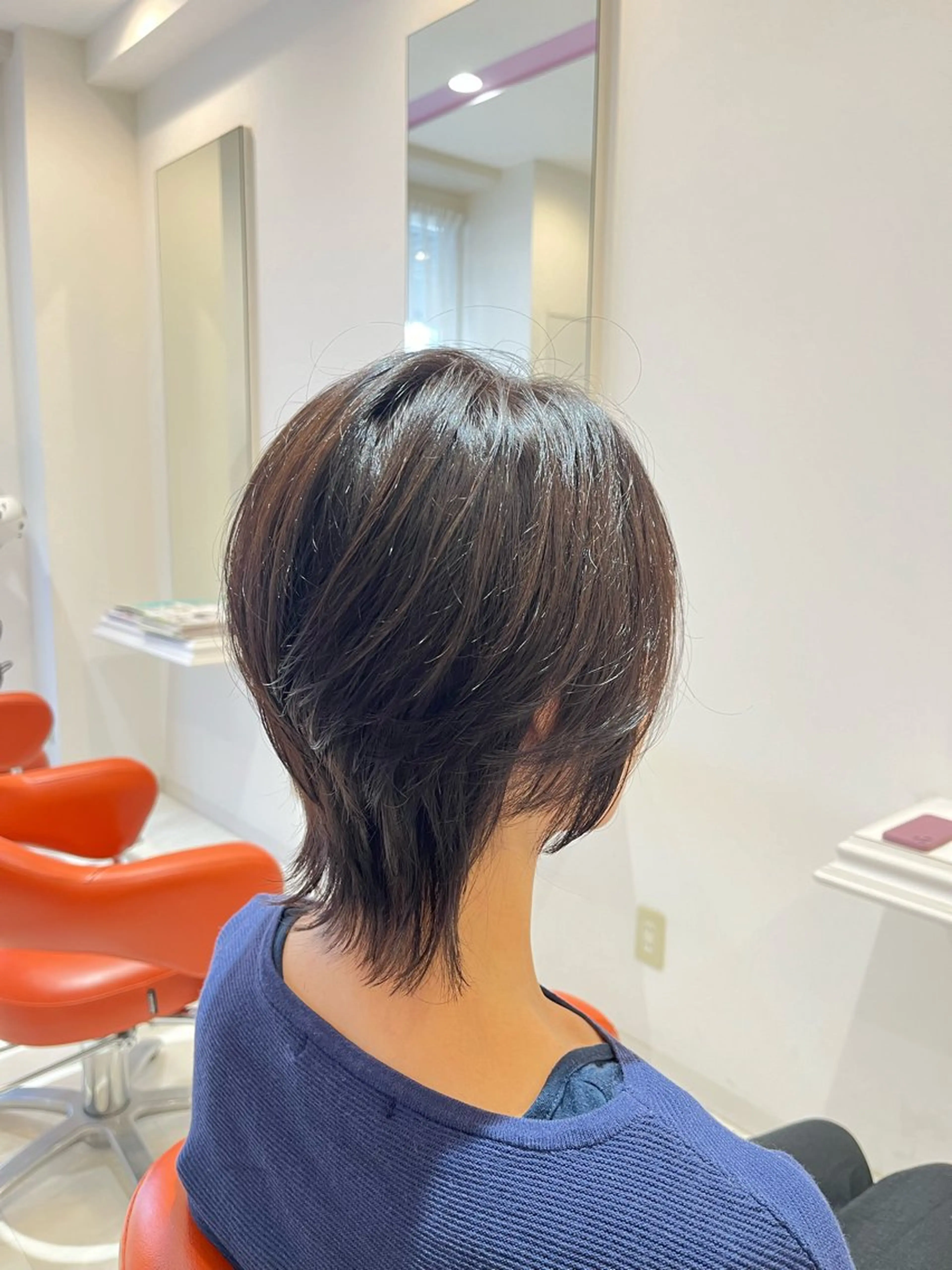 ショート ウルフカット 亀井 慎太郎のヘアスタイル