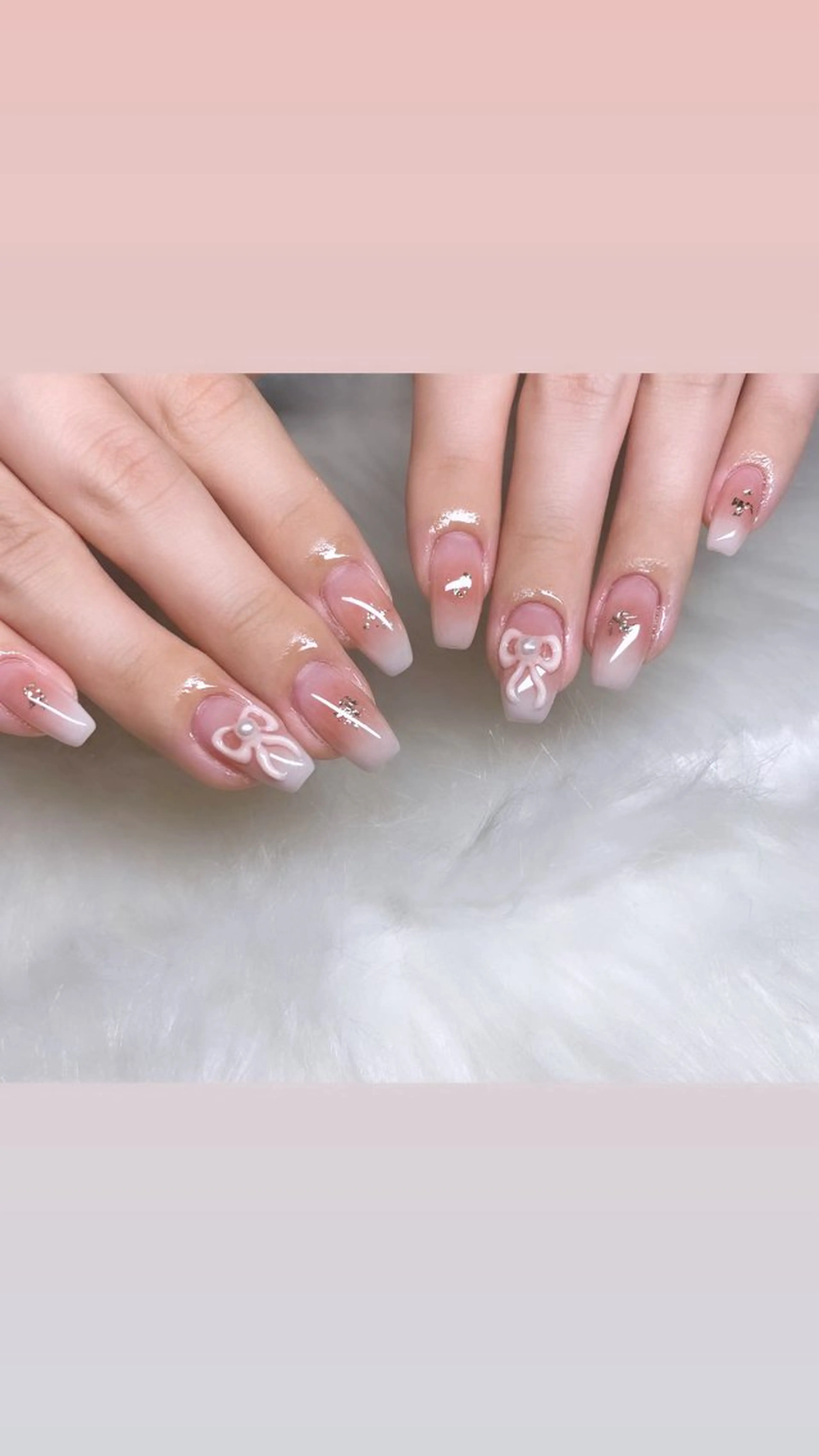 ネイル チークネイル 成人式 フットネイル フレンチネイル ジェルネイル ハンドネイル nail salon fee（フィー）のネイルデザイン