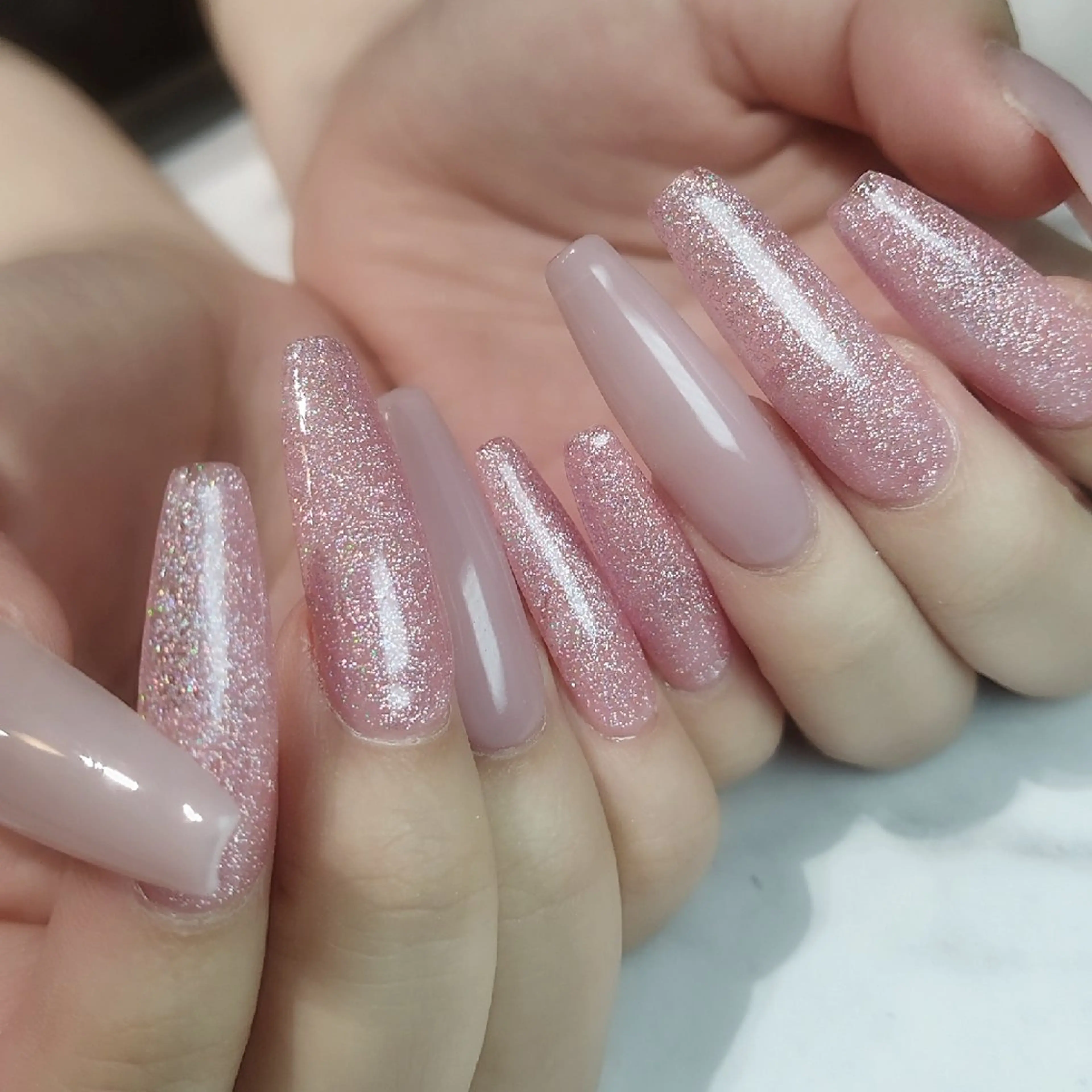 ネイル ロングネイル ネイルチップ ハンドネイル あ きのネイルデザイン