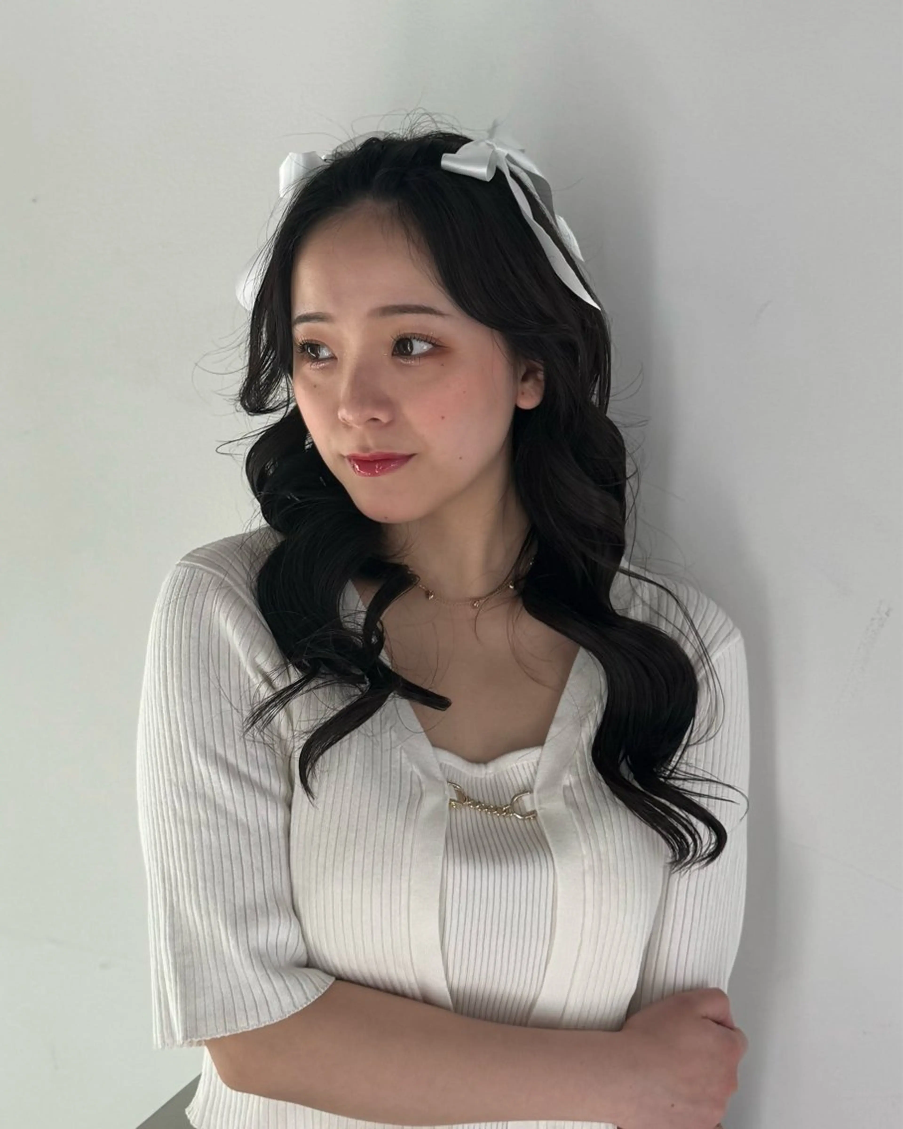 ロング カラー ヘアアレンジ minto 似合わせ/ハイトーンのヘアスタイル