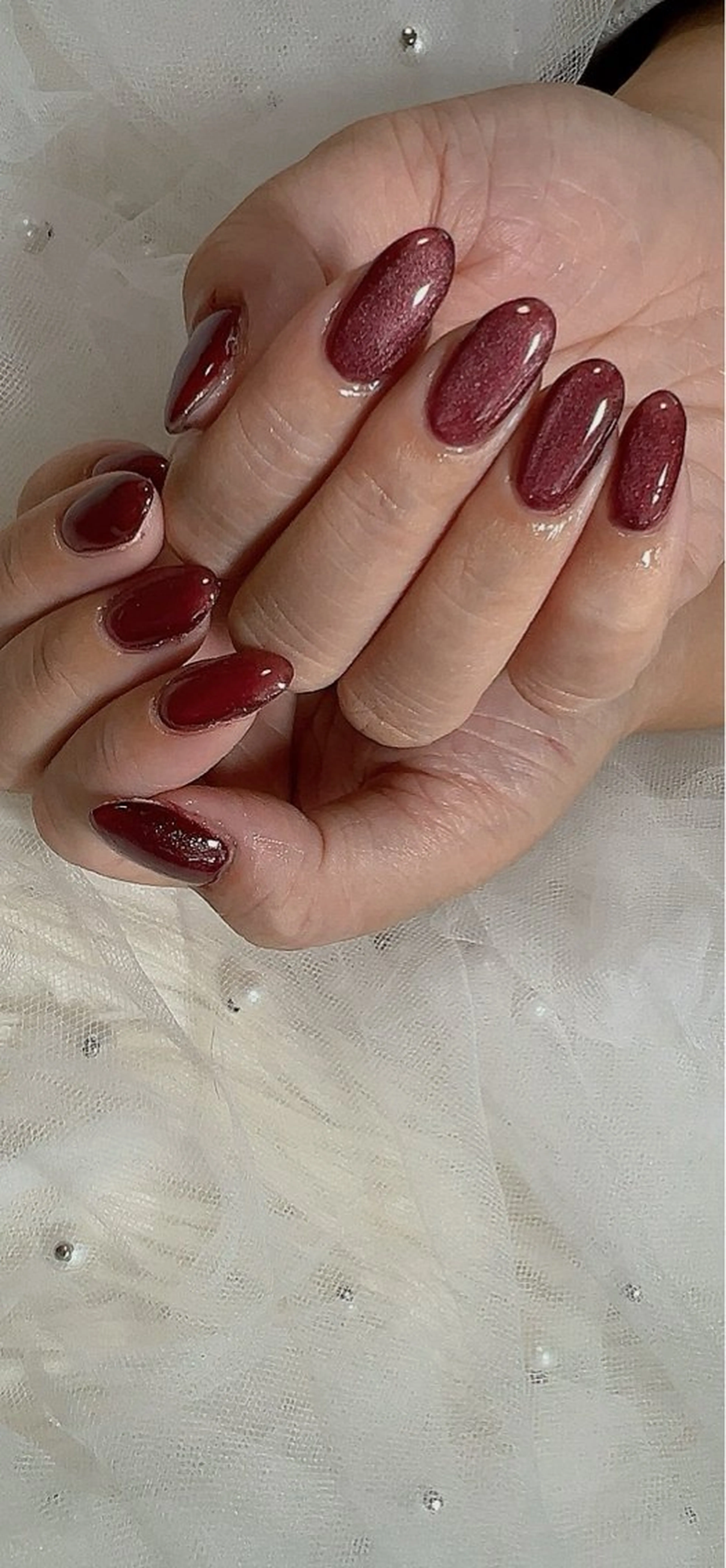 ネイル マグネットネイル ハンドネイル Ruana Nailのネイルデザイン