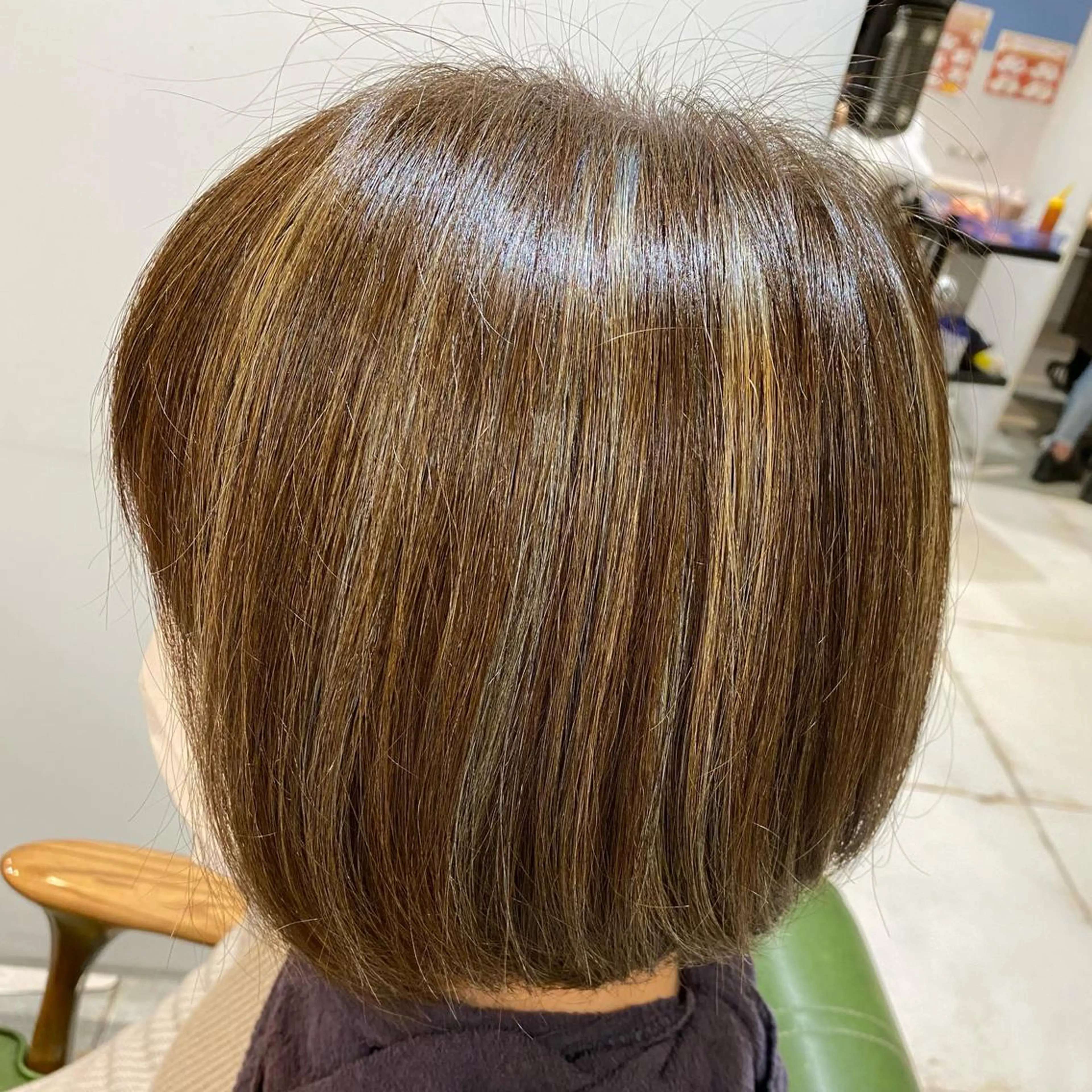 ショート カラー ハイライトカラー ハイライト 床櫻 唯のヘアスタイル