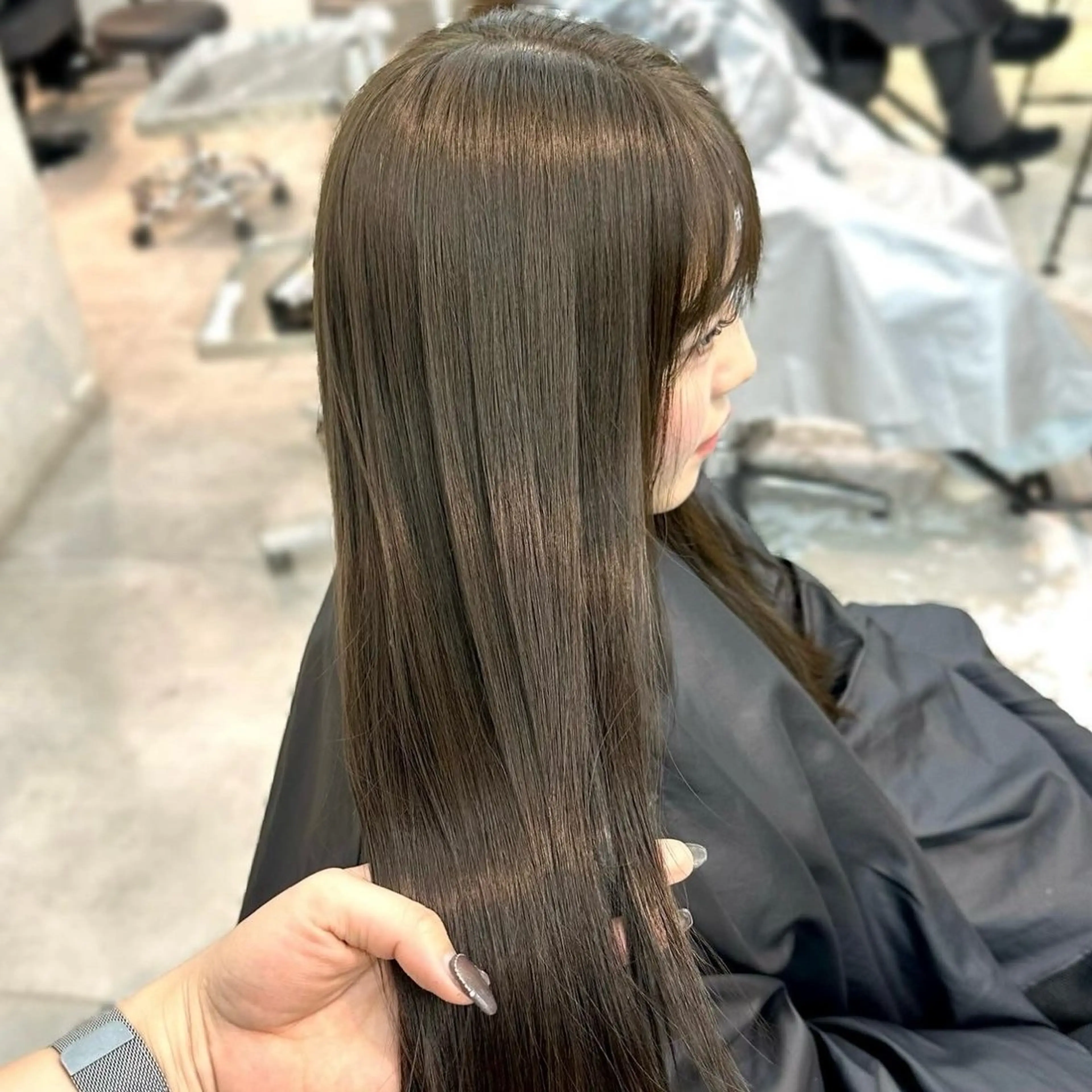 ロング ヘアカラー 透明感モテカラー/ riko🎀‎🤍のヘアスタイル