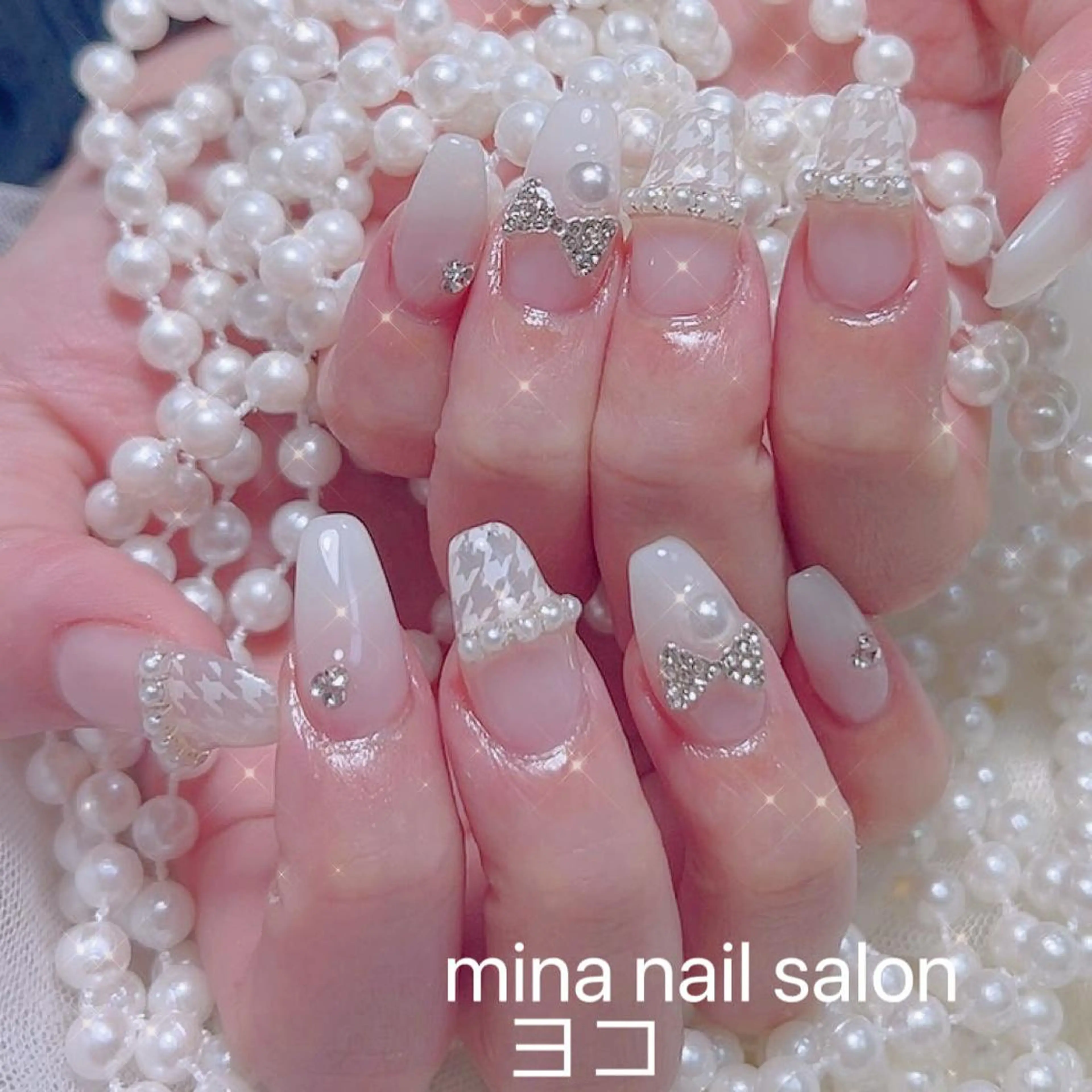 ネイル Mina🧸 韓国風ネイル🎀のネイルデザイン