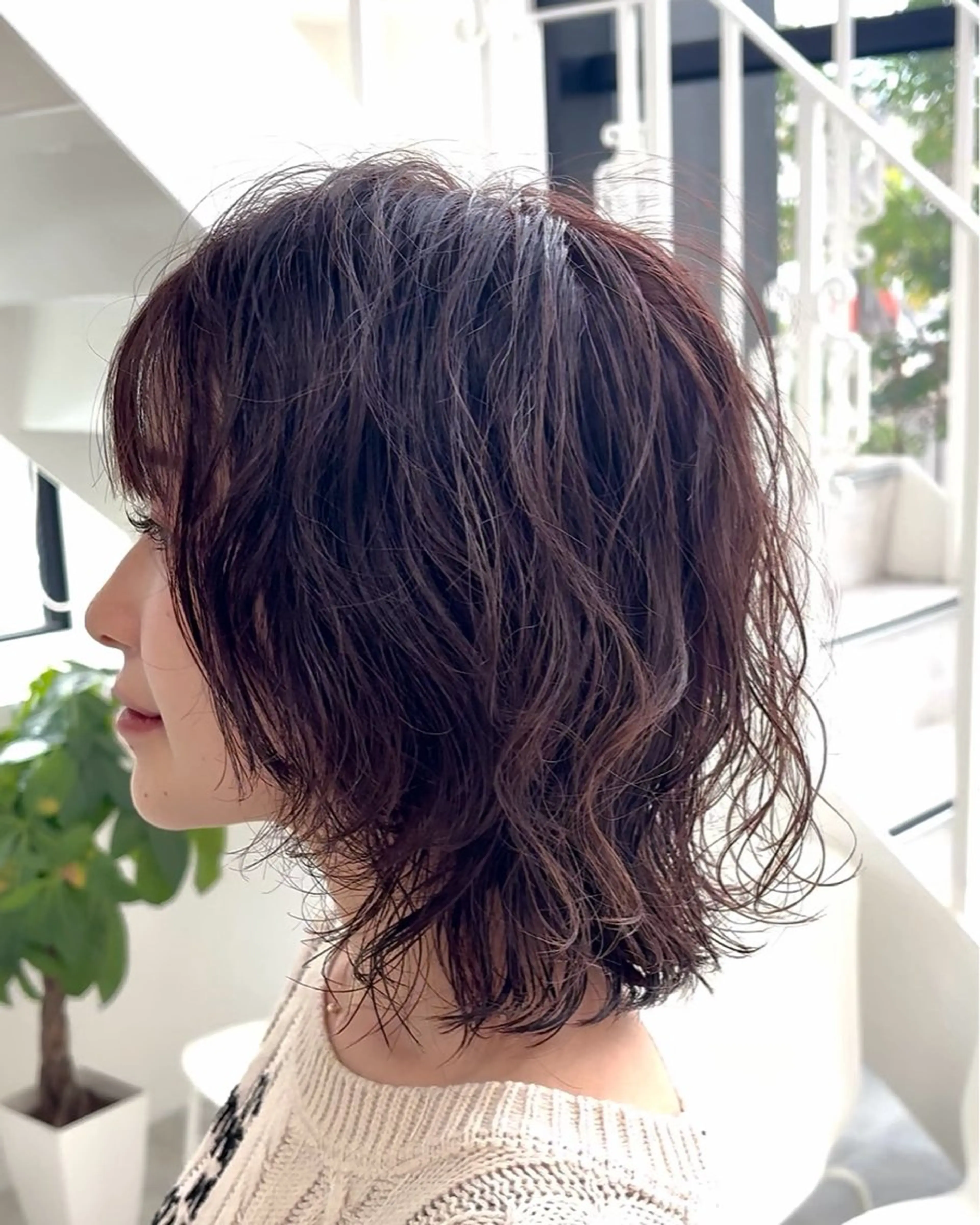 ミディアム juve.別府店所属・ショート/ボブ ハイライト/Lucaのヘアスタイル