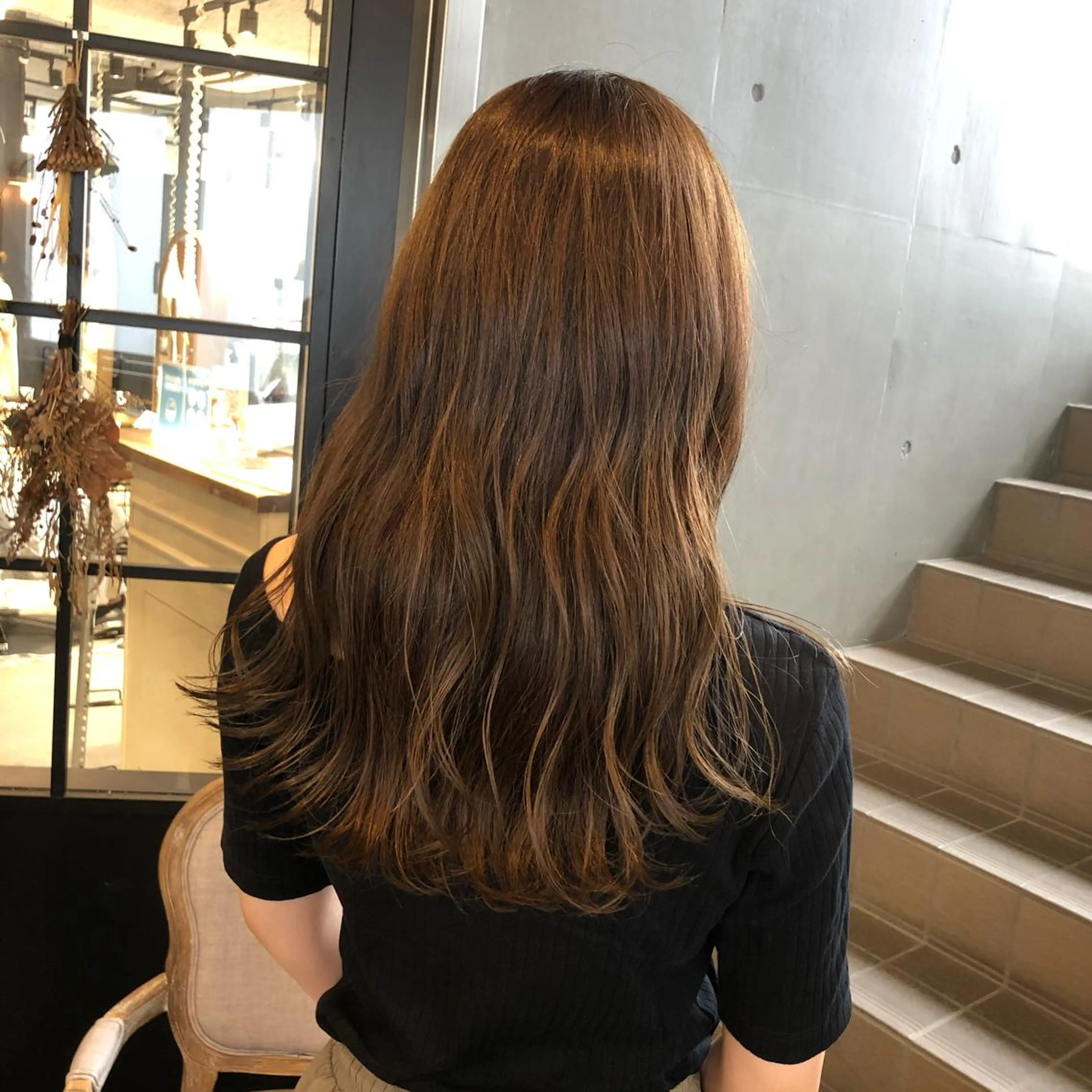 ロング カラー 土屋 愛海のヘアスタイル