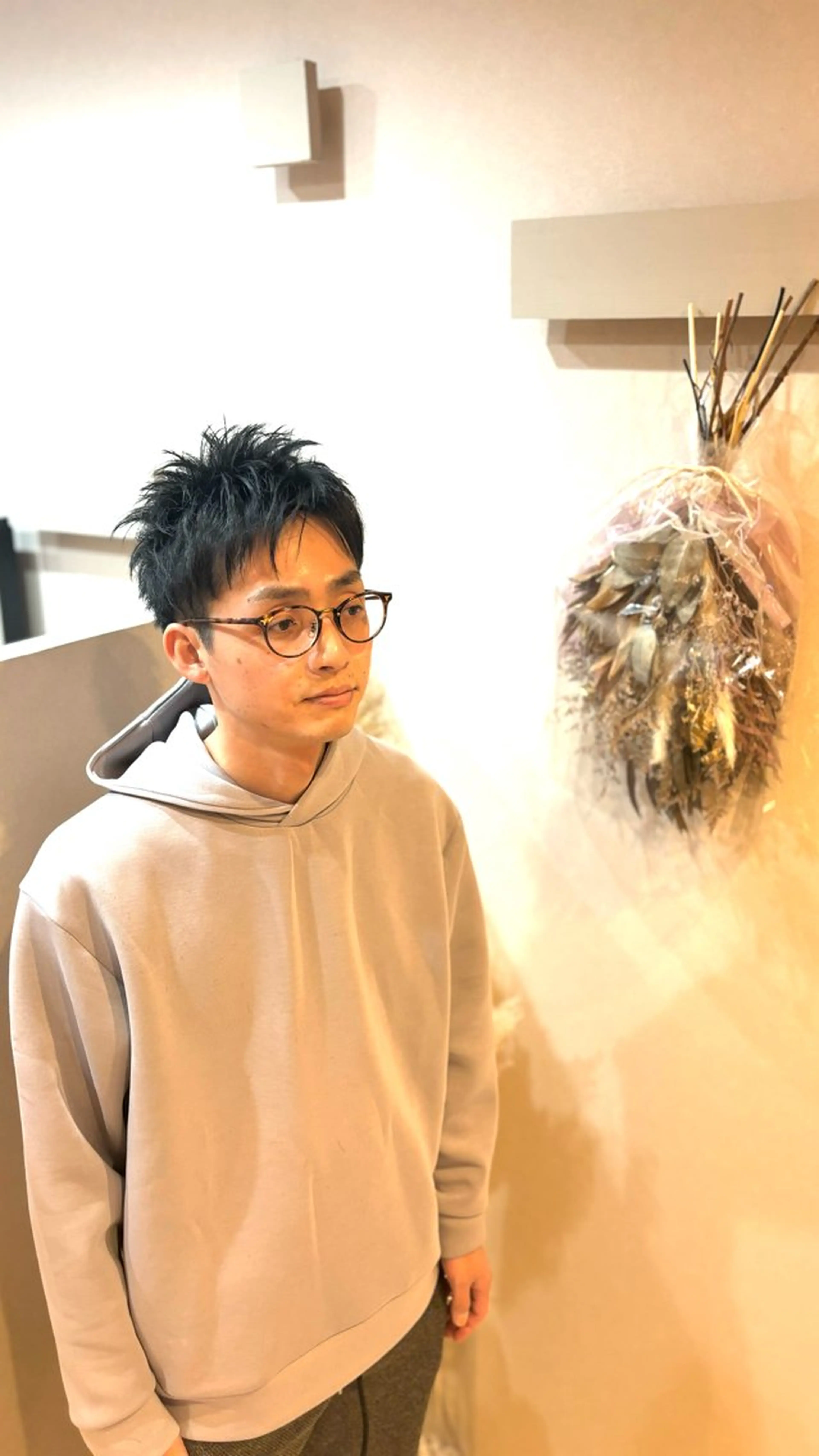 メンズ HARUKI  MINATO Japan広島紙屋町店所属・hmj紙屋町店 脊戸智志のヘアスタイル