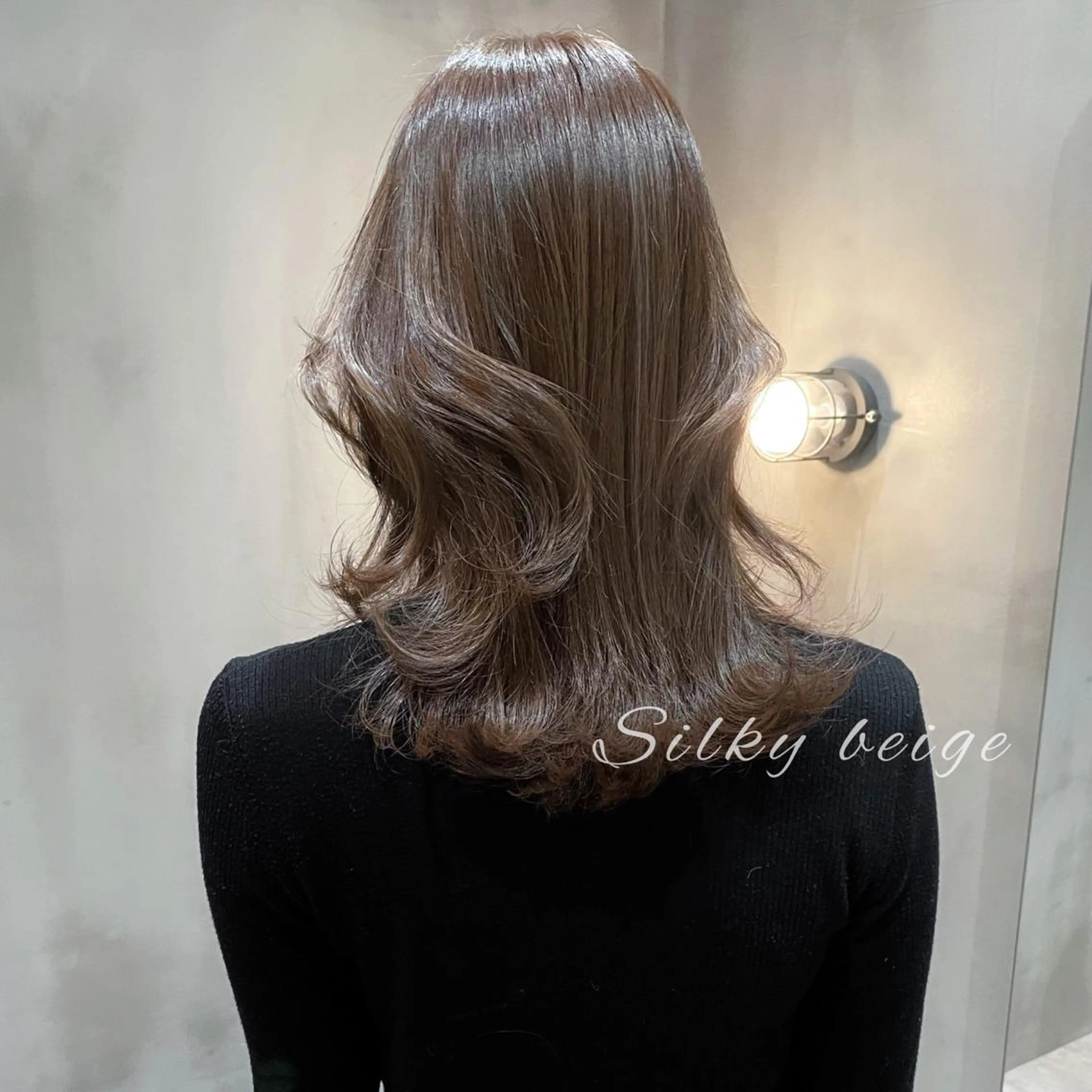 ミディアム 韓国風ヘア カット ヘアカラー トリートメント LOMA🇰🇷 銀座クボタのヘアスタイル