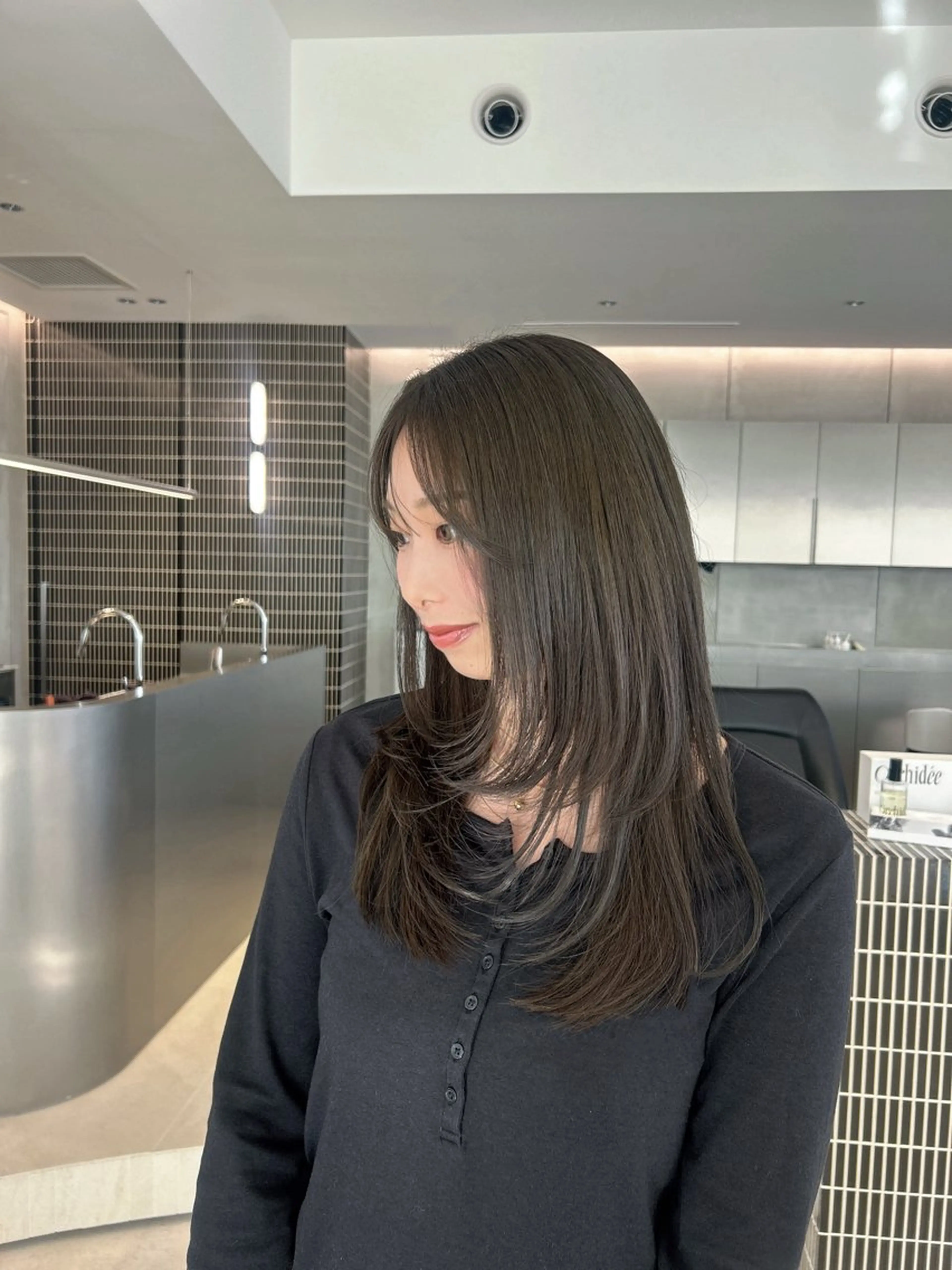 セミロング カット ヘアカラー トリートメント 艶カラー🌟 kanonのヘアスタイル