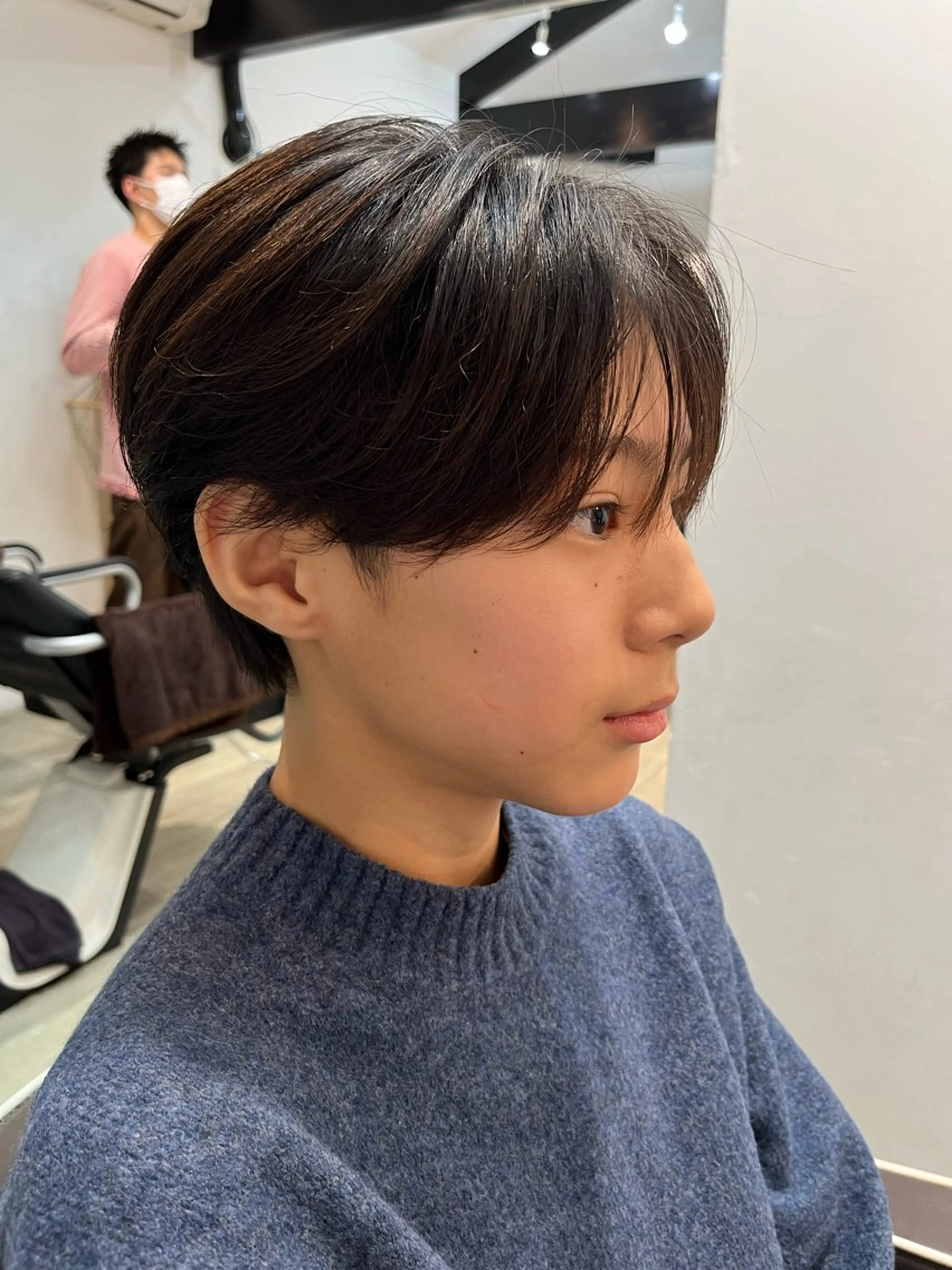 ミディアム Lowha(ローハ)所属・蓑島廉 ミノシマレンのヘアスタイル