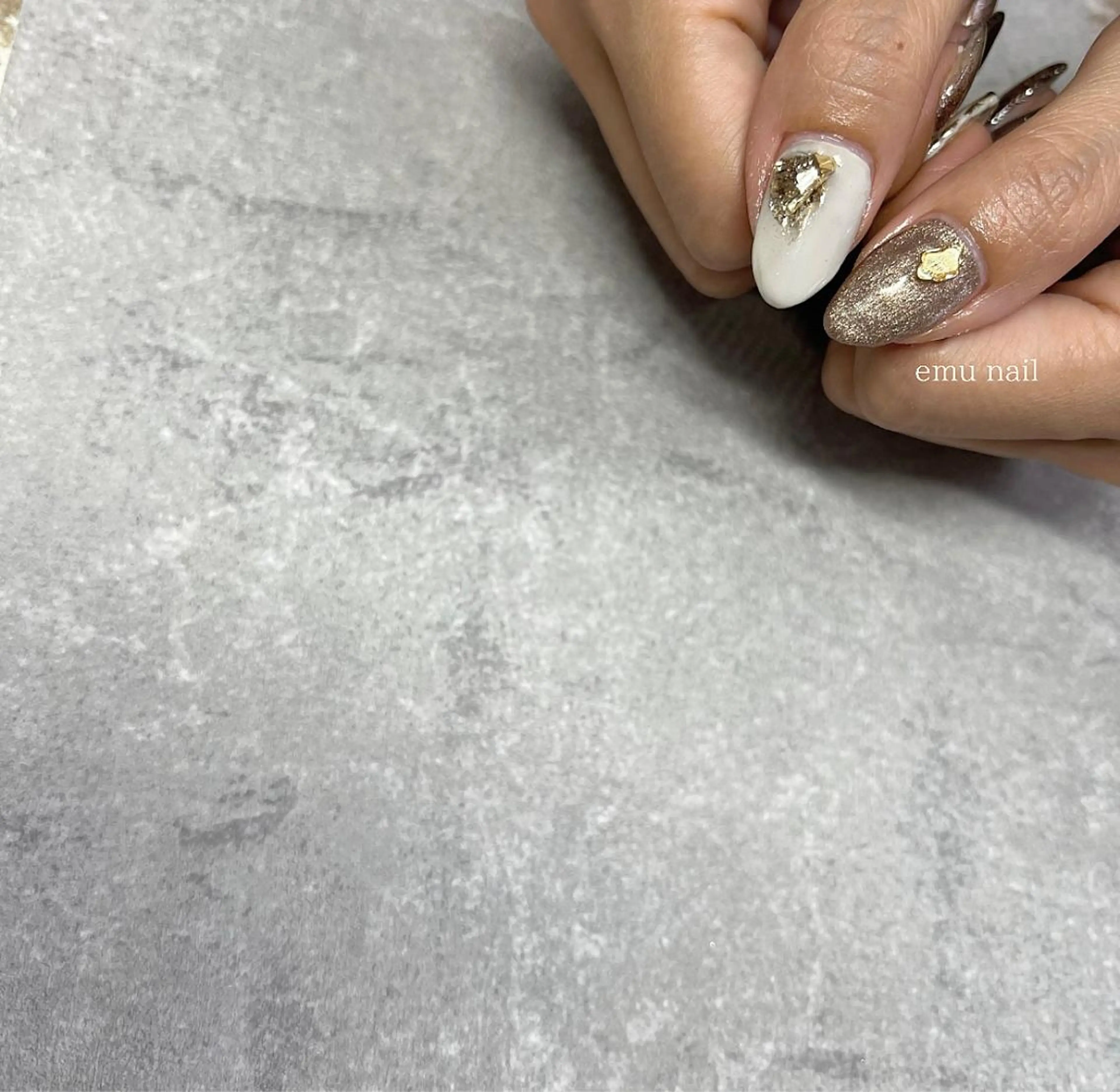 ネイル ニュアンスネイル 春ネイル emu nailのネイルデザイン
