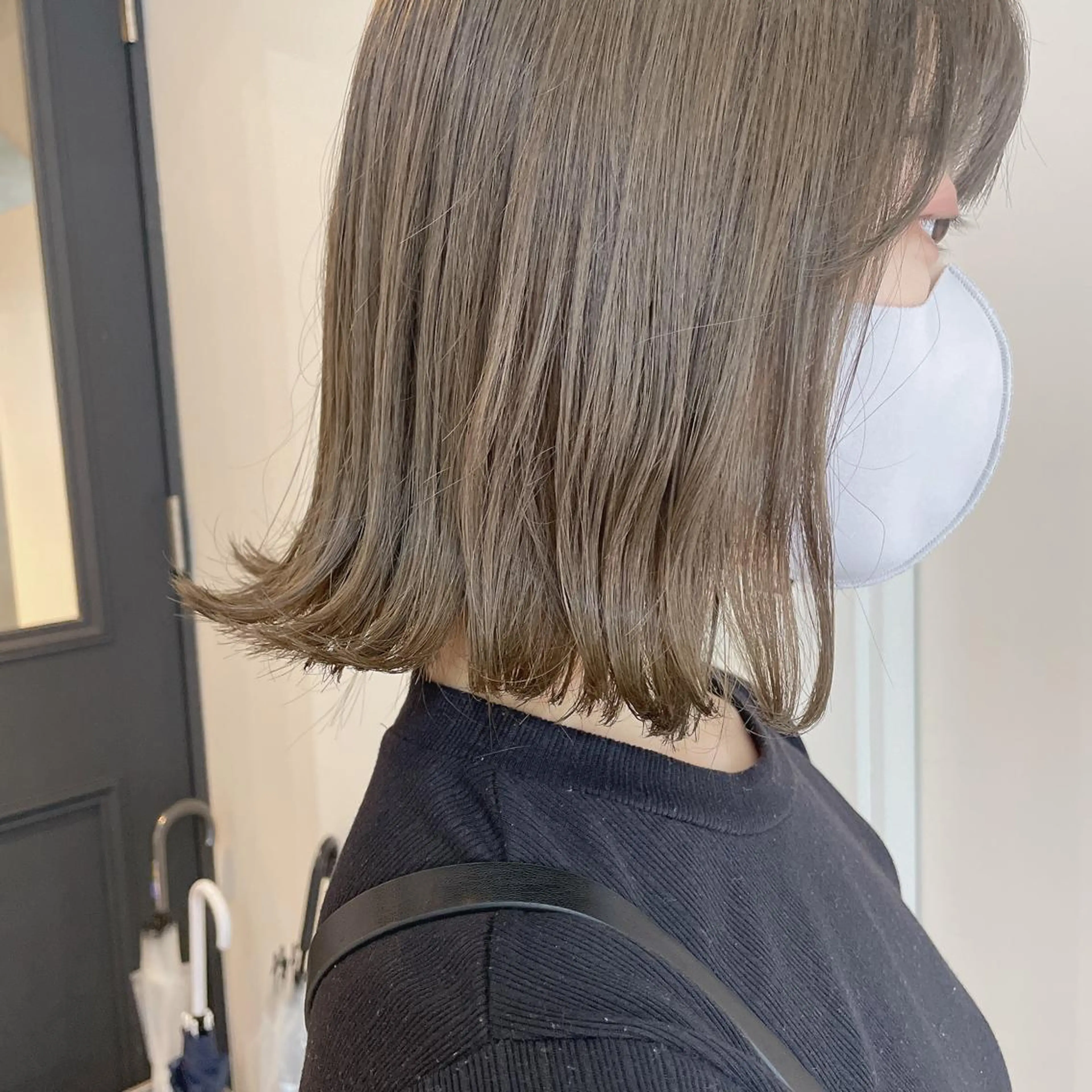 ショート カラー ヘアカラー 梅田美容室 山崎海波のヘアスタイル