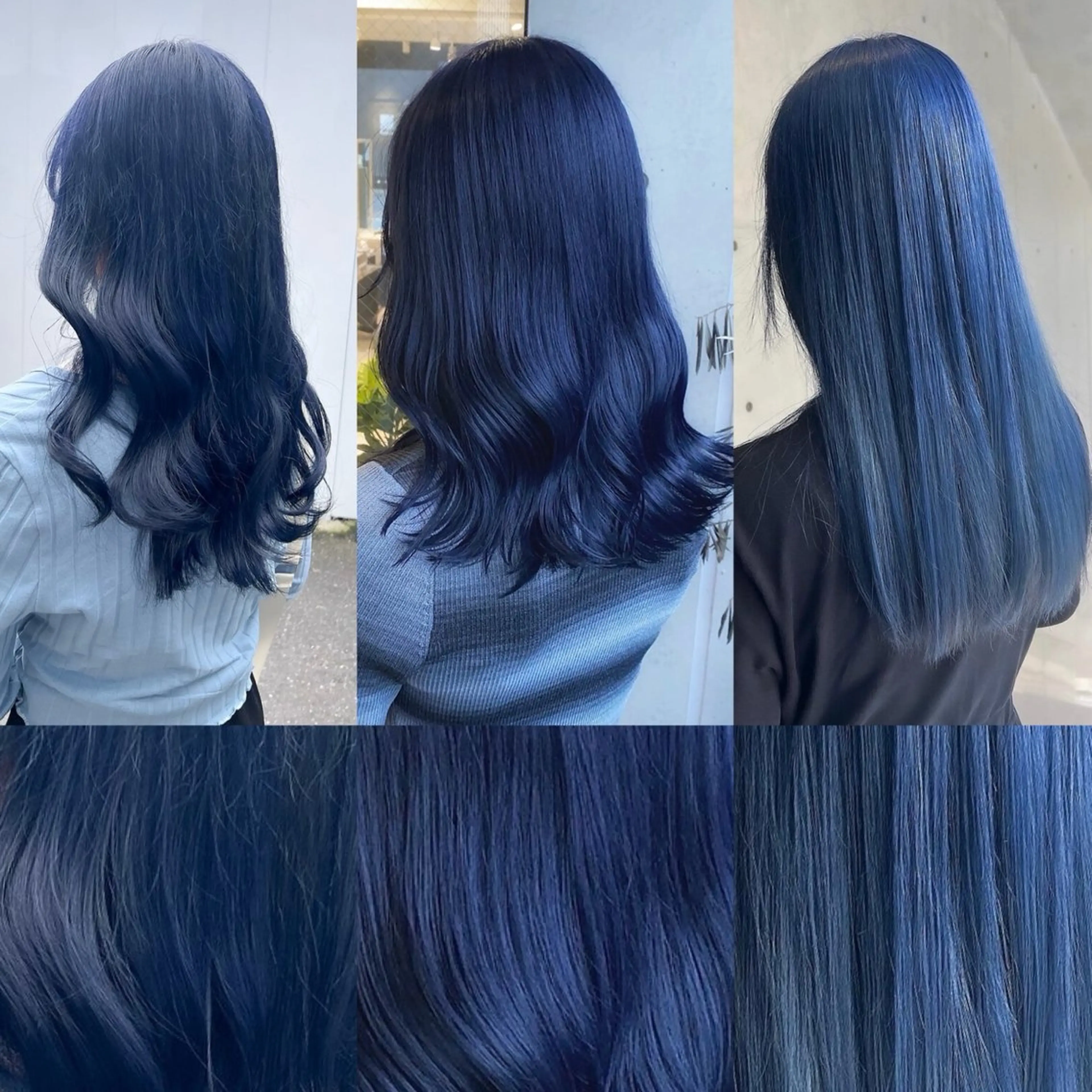 ロング カラー ヘアカラー ハイトーンカラー/ 青髪/💙みずき💙のヘアスタイル