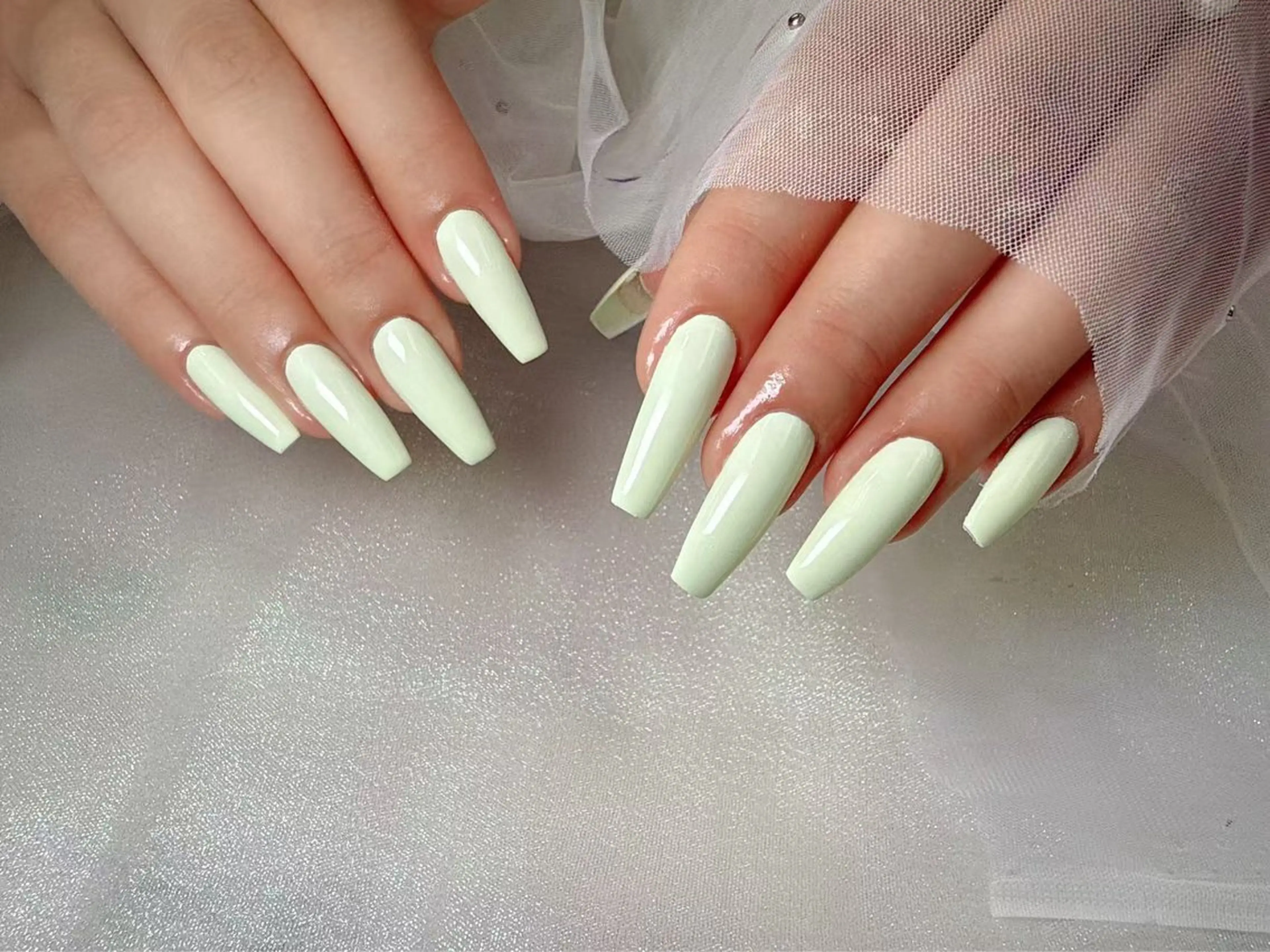 💅🏻10本チップ(長さ出し)💗ワンカラーor ラメグラ💗オフ無料ケア込み （練習専門）の写真