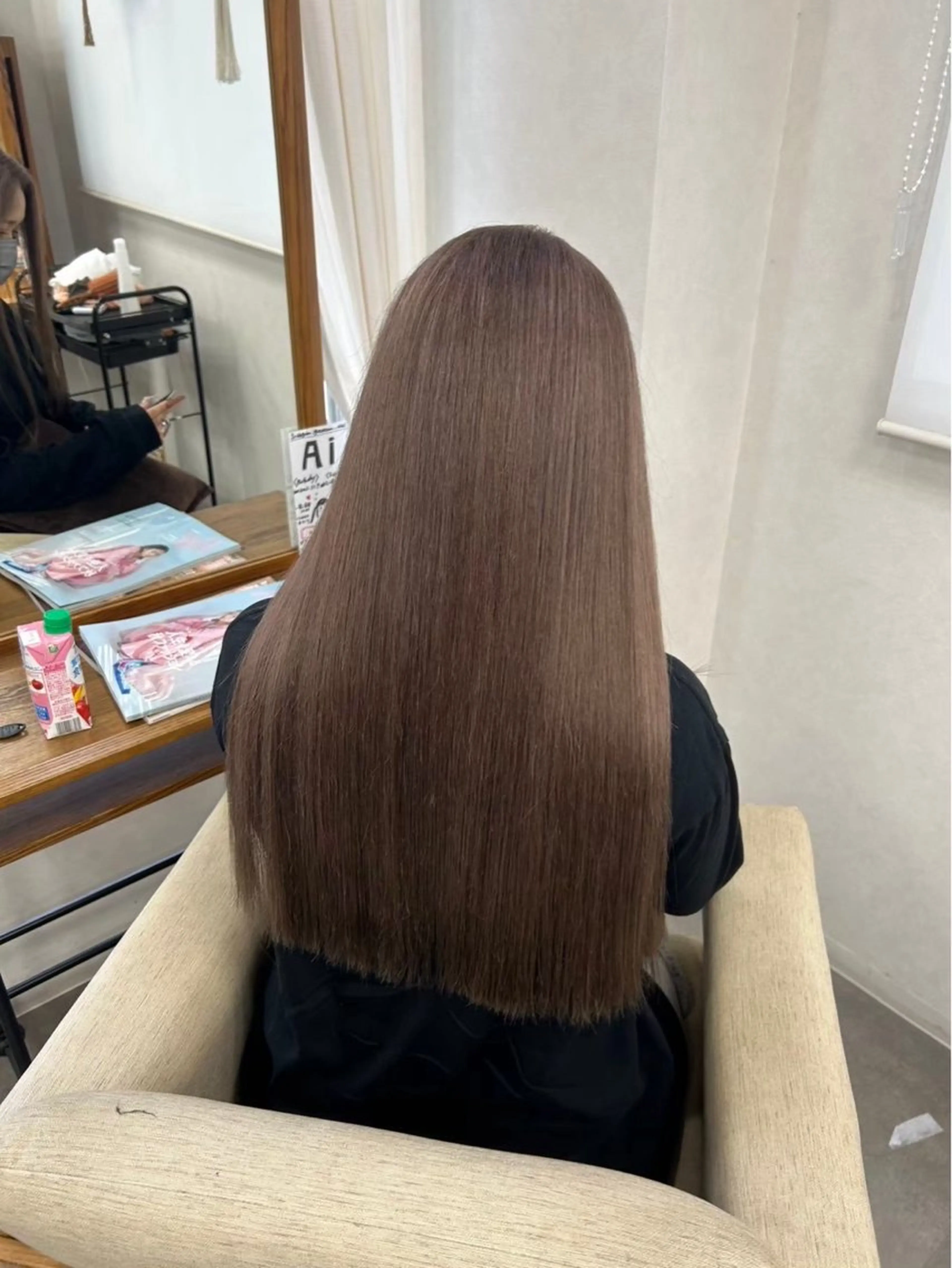 ロング カラー ブラウンカラー 市森 心寧のヘアスタイル