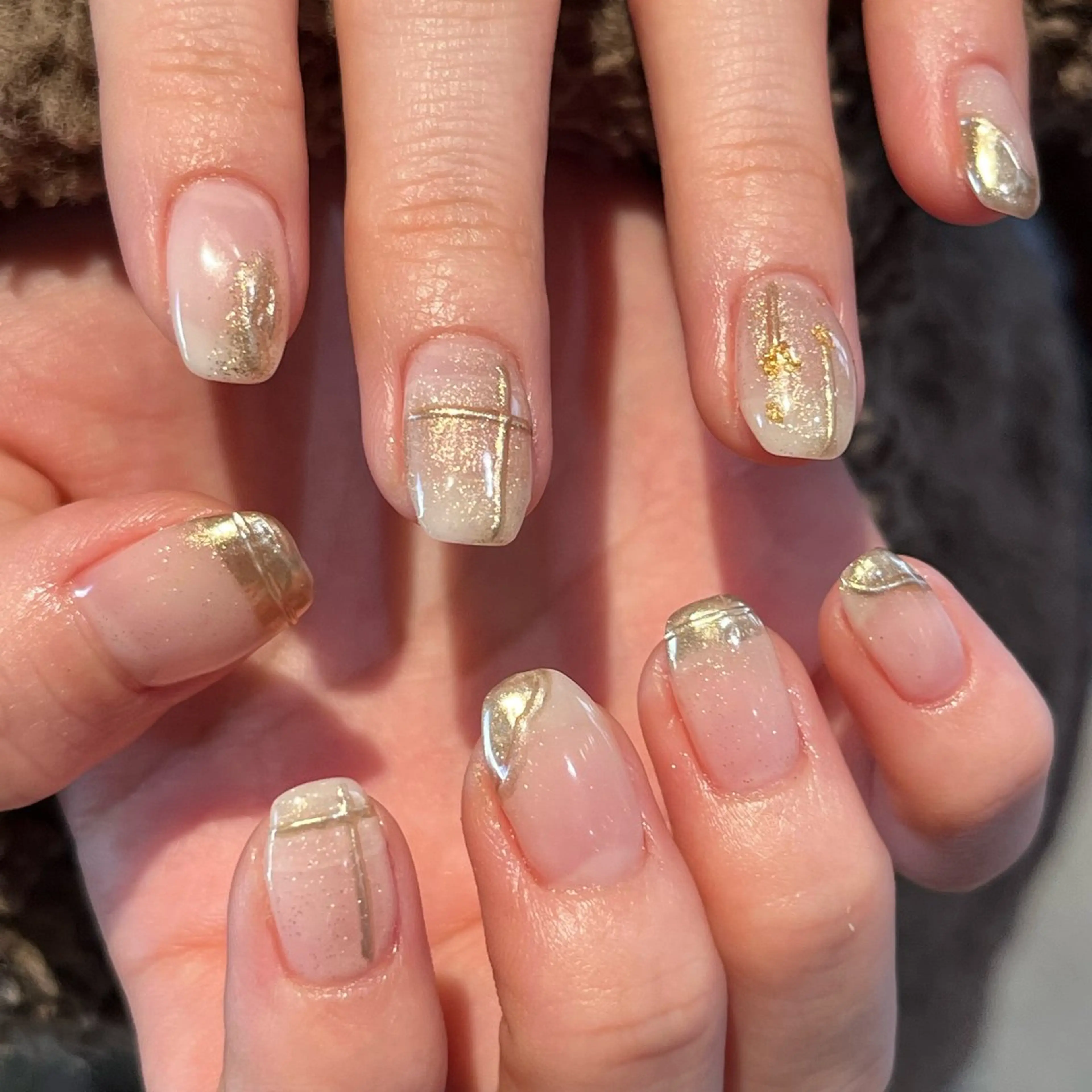 ネイル ハンドネイル ハンドケア 透明感カラー/ 髪質改善🌼ルナのヘアスタイル