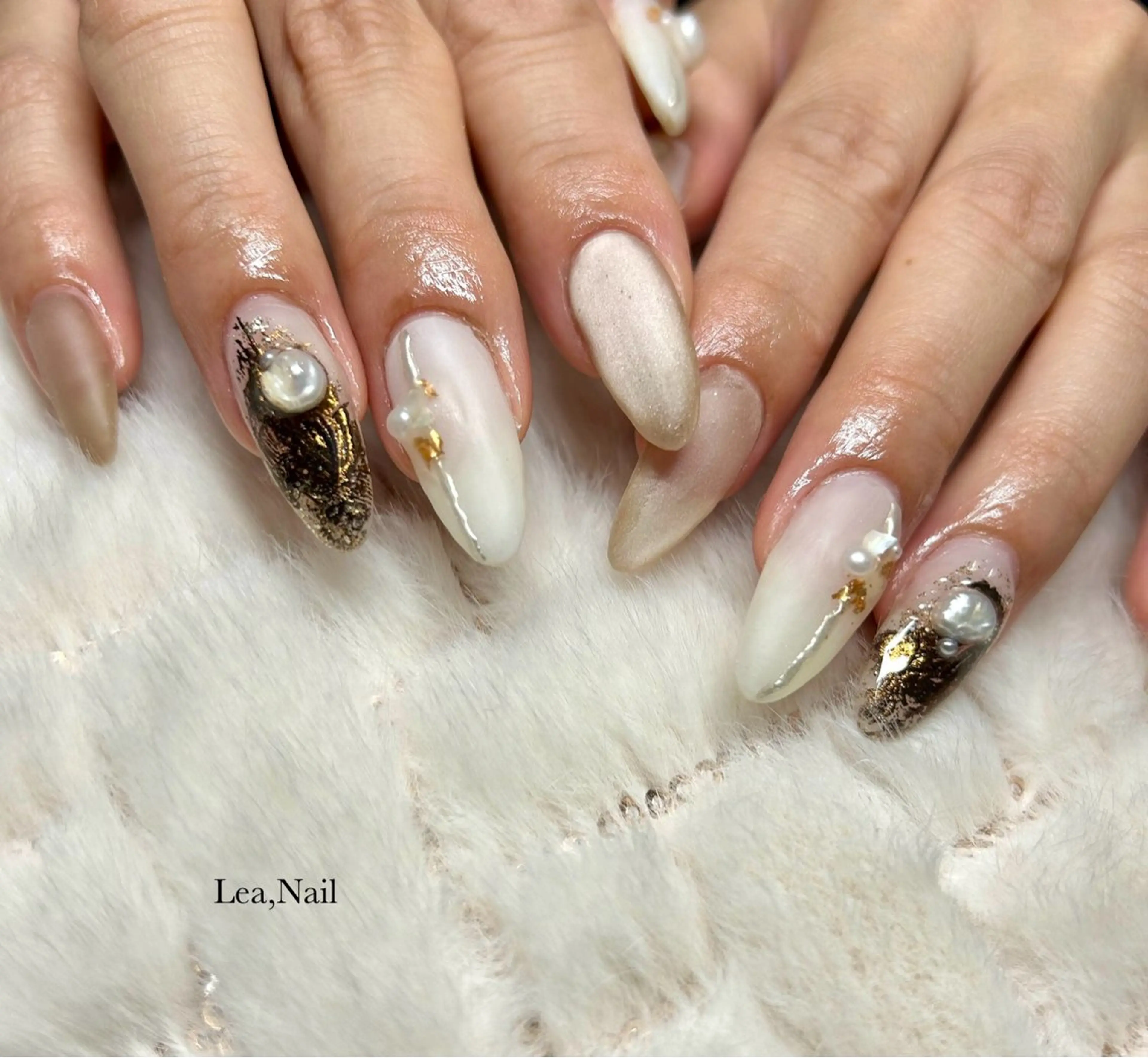 ネイル ハンドネイル Lea,Nail所属・松橋 愛のネイルデザイン