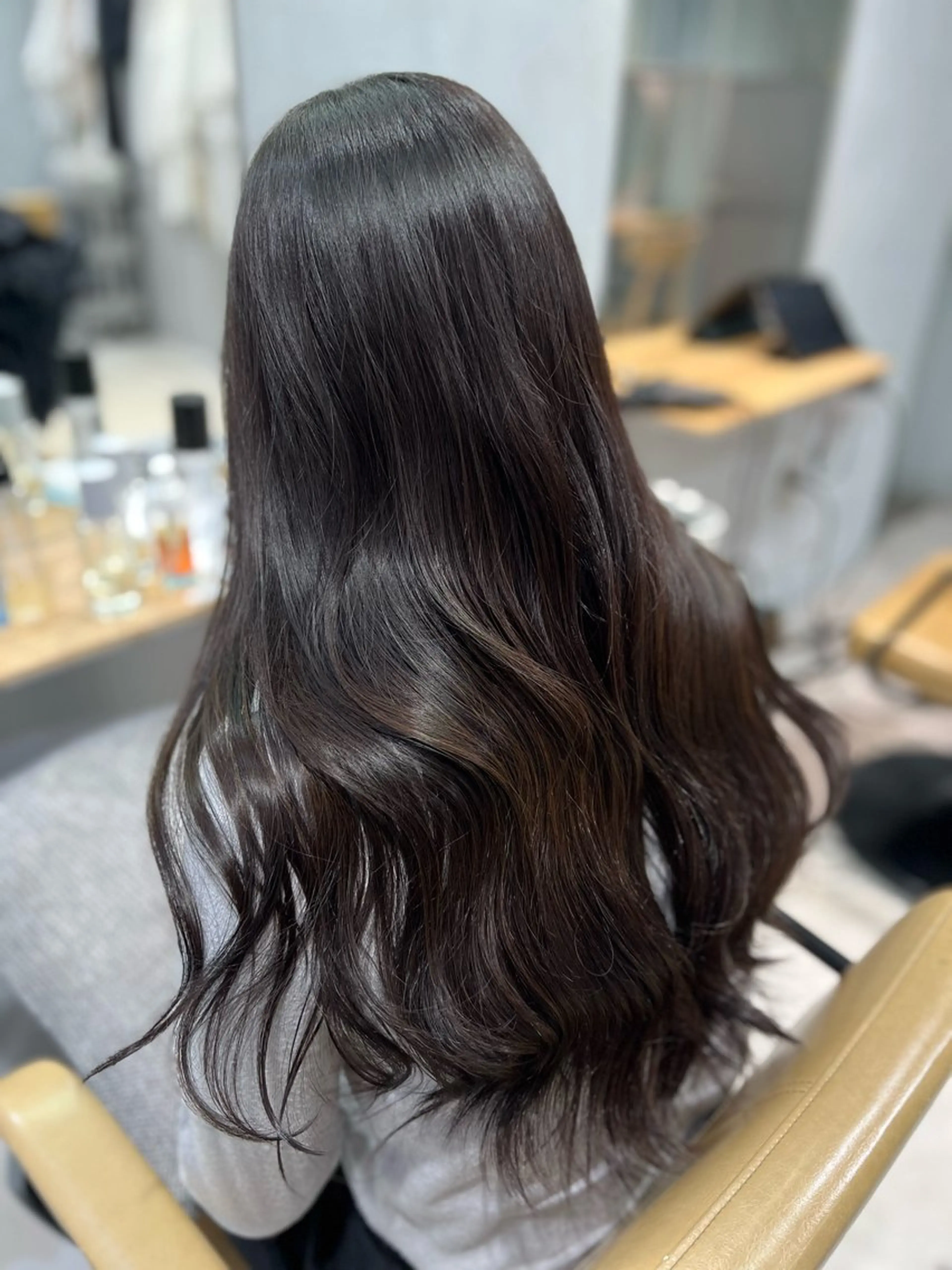 ロング トリートメント カット トリートメント シミズ リホのヘアスタイル